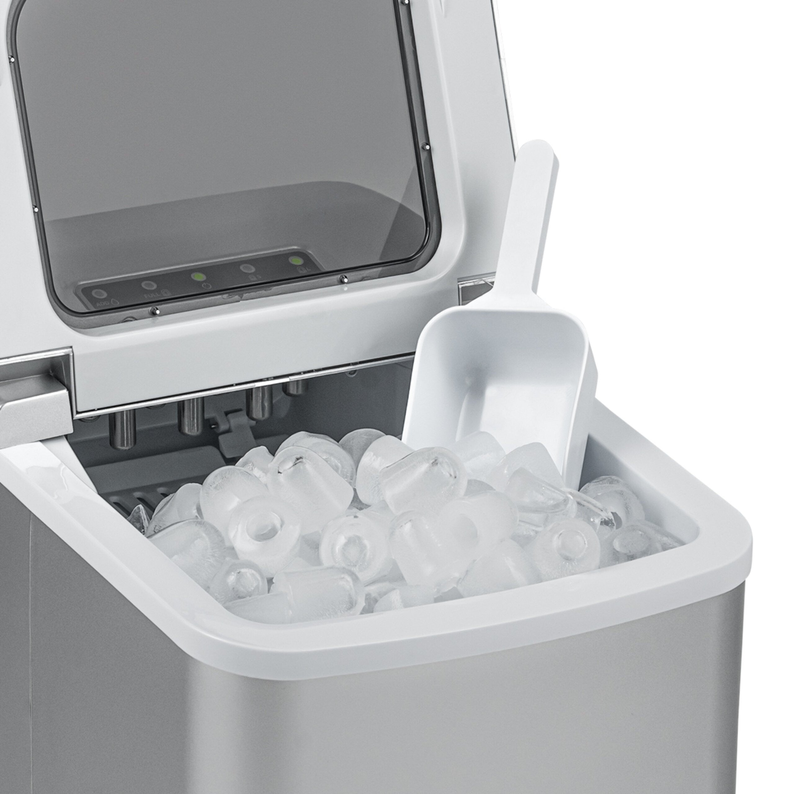Machine à glaçons de comptoir Newair 11,8 kg, portable et légère, commande intuitive, glaçons de grande ou petite taille, pièces sans BPA
