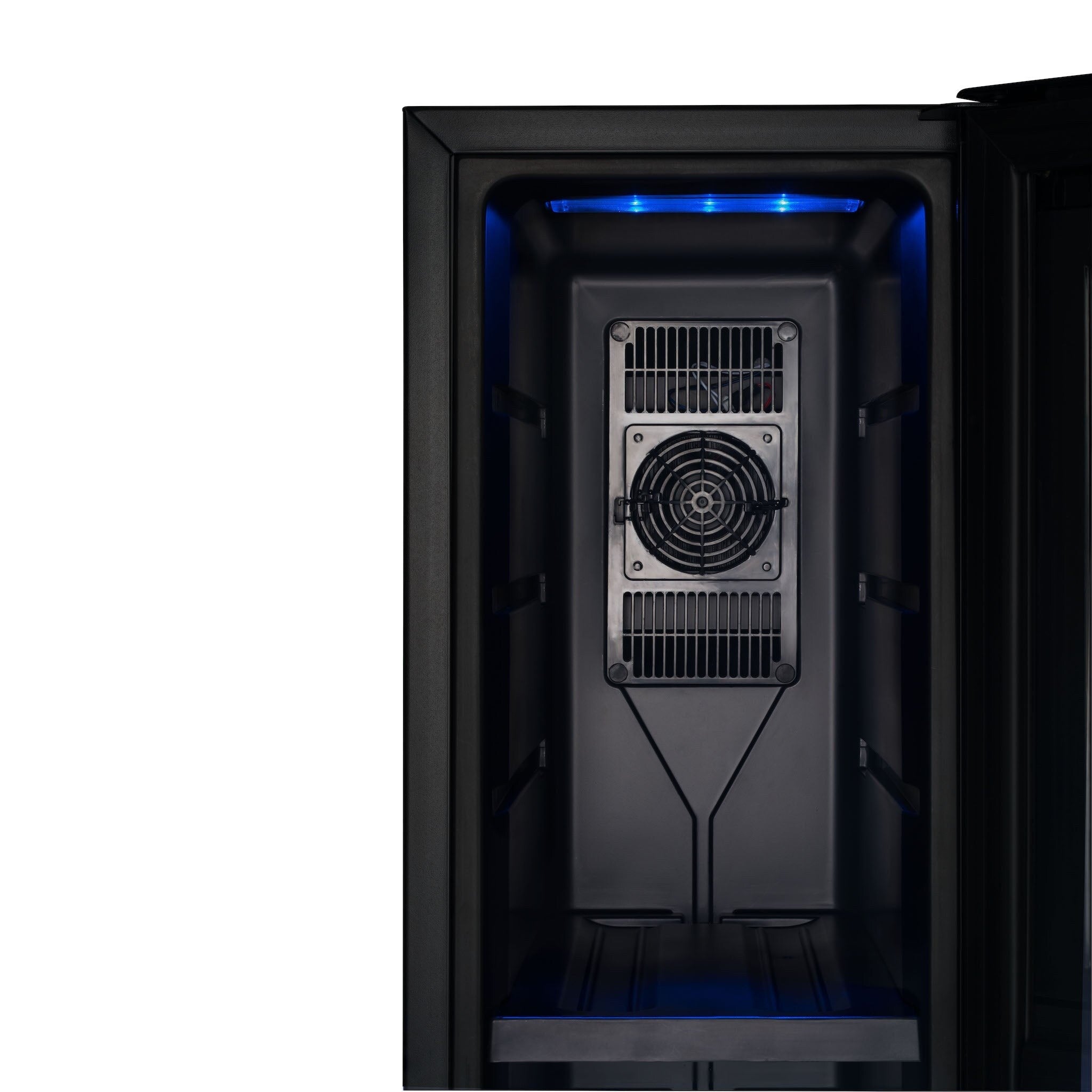 Réfrigérateur à vin Newair Shadow-T Series, 18 bouteilles, double zone de température, autonome, thermoélectrique, commande numérique