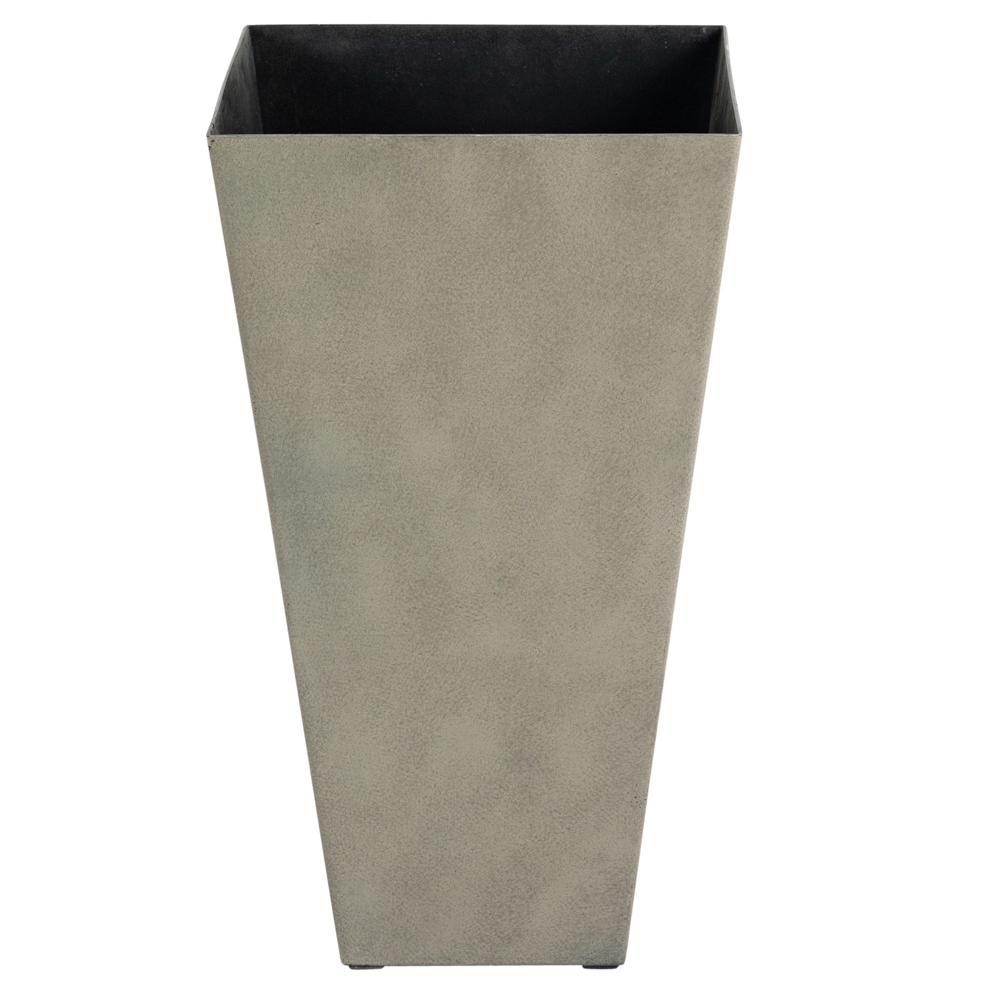 Lot de 3 grands pots de fleurs en plastique Outsunny 28 cm, pour l'intérieur et l'extérieur, pour l'entrée, la terrasse et la cour.