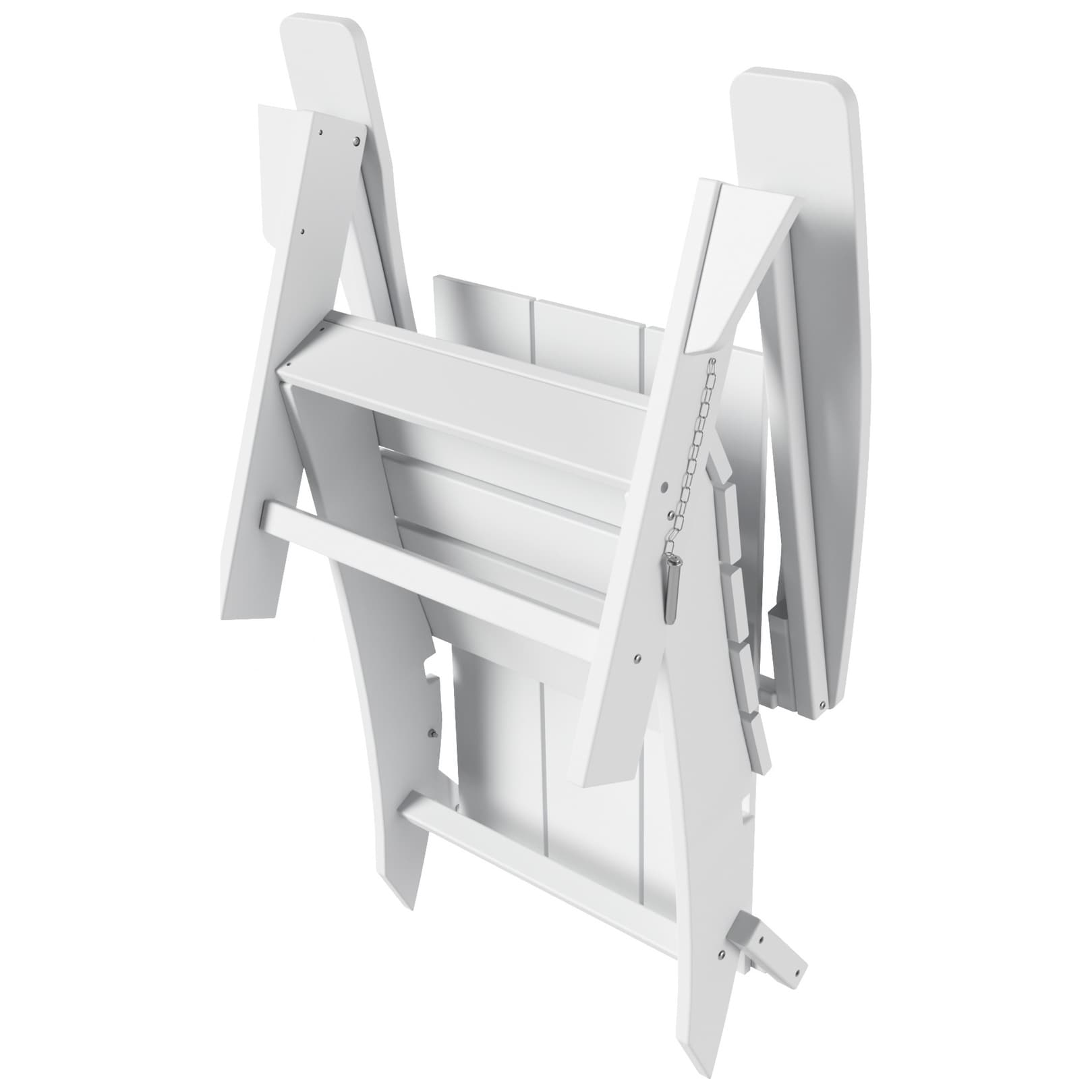 Chaise Adirondack pliante Polytrends Shoreside moderne et écologique, idéale pour les commerces et les résidences, toutes saisons