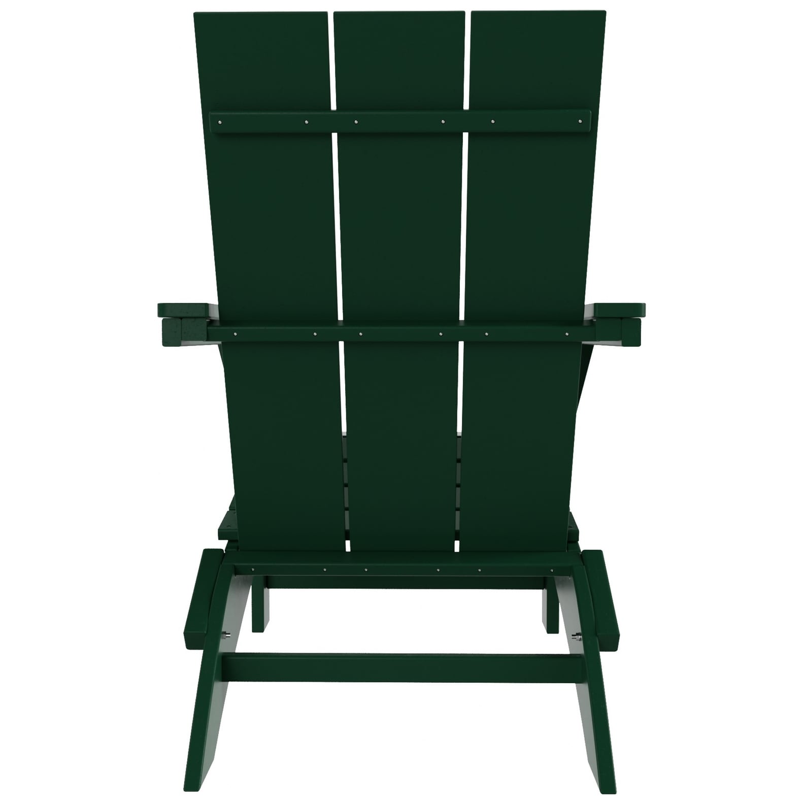 Chaise Adirondack pliante Polytrends Shoreside moderne et écologique, idéale pour les commerces et les résidences, toutes saisons