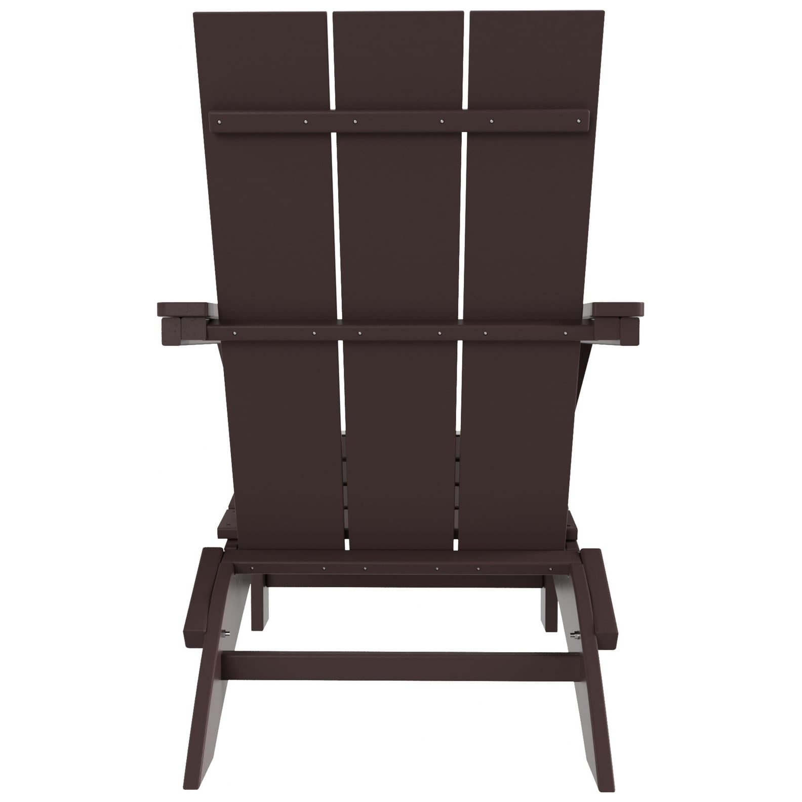 Chaise Adirondack pliante Polytrends Shoreside moderne et écologique, idéale pour les commerces et les résidences, toutes saisons