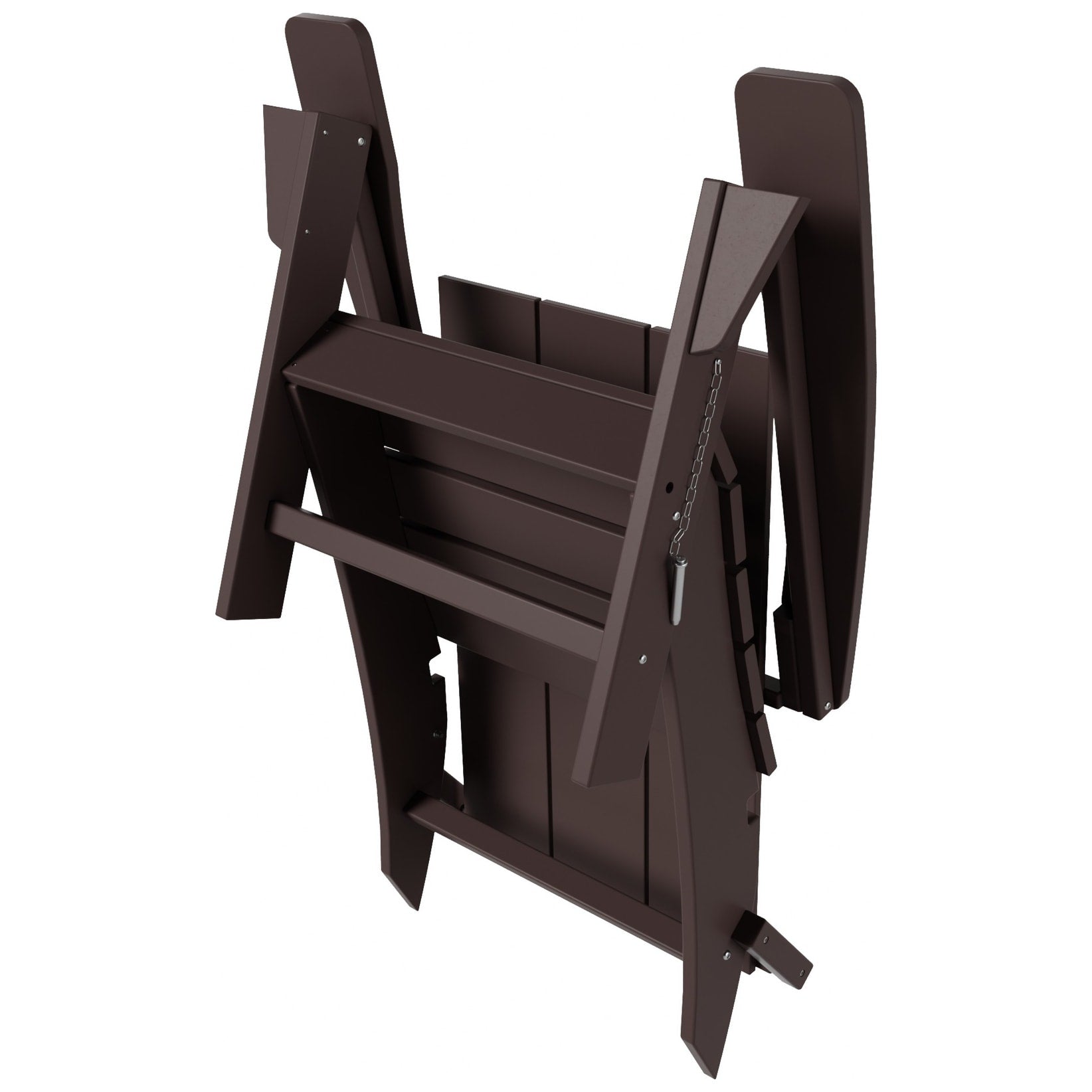 Chaise Adirondack pliante Polytrends Shoreside moderne et écologique, idéale pour les commerces et les résidences, toutes saisons