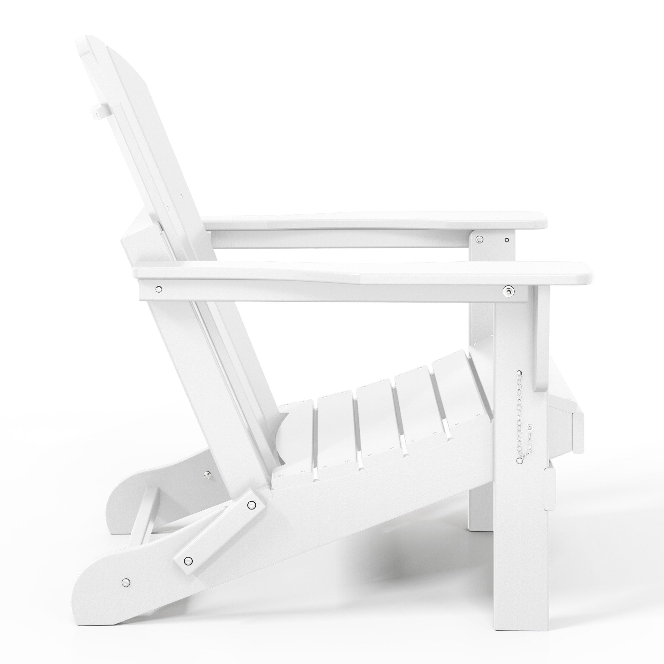 Chaises pliantes Adirondack Polytrends Laguna résistantes aux intempéries (lot de 2)