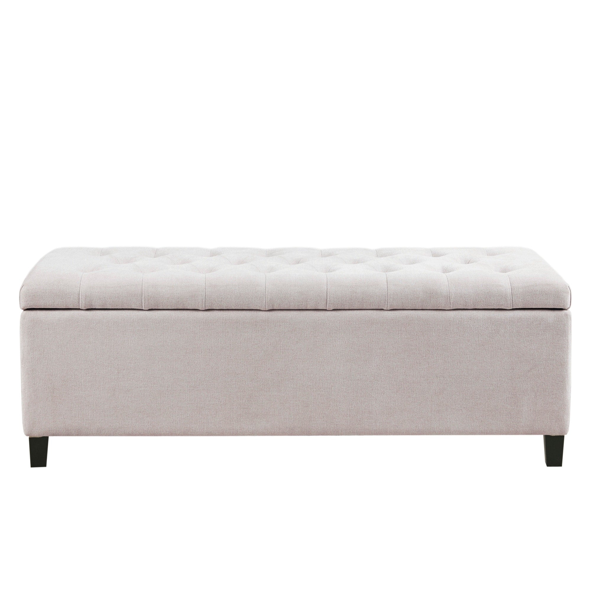 Banc de rangement rembourré à plateau capitonné Sasha de Madison Park