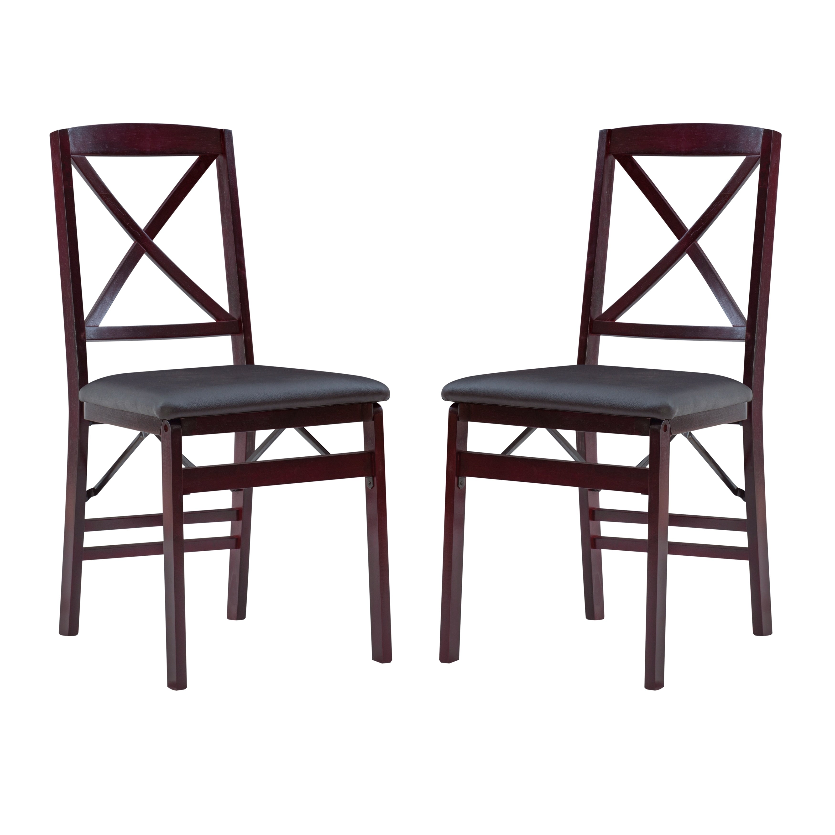 Chaise pliante Porch & Den Espresso (lot de 2)