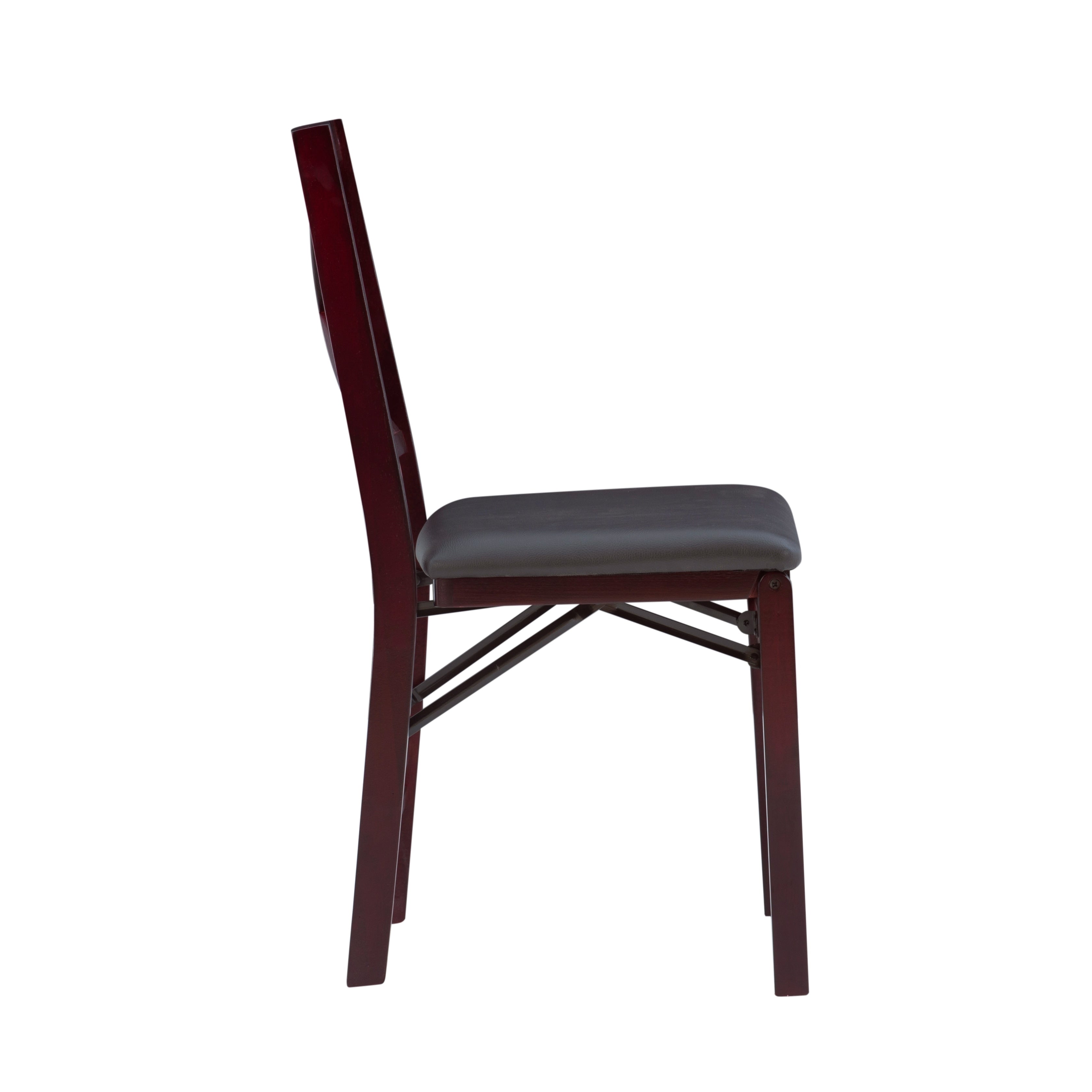 Chaise pliante Porch & Den Espresso (lot de 2)