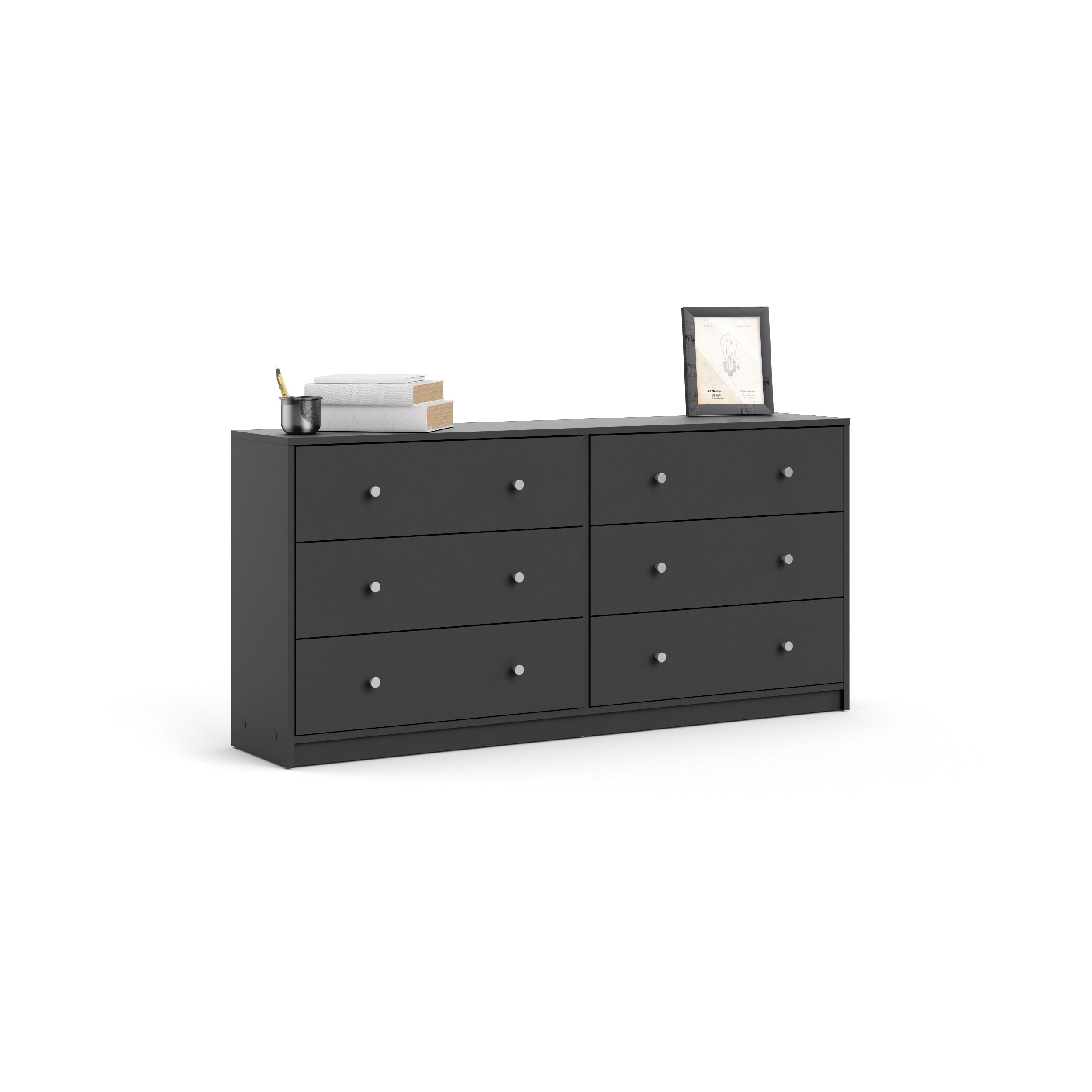 Porch & Den Zoe Commode double à 6 tiroirs