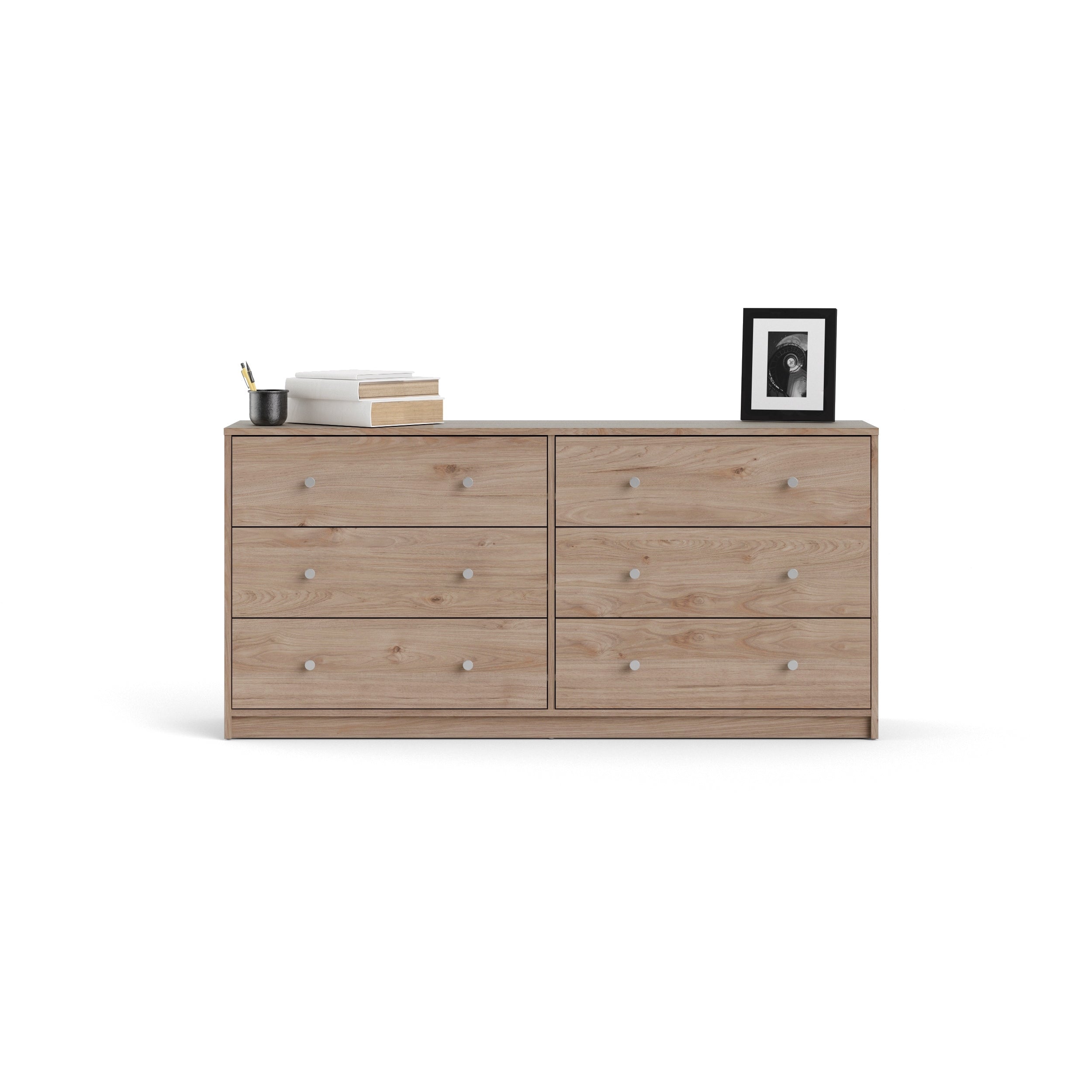 Porch & Den Zoe Commode double à 6 tiroirs