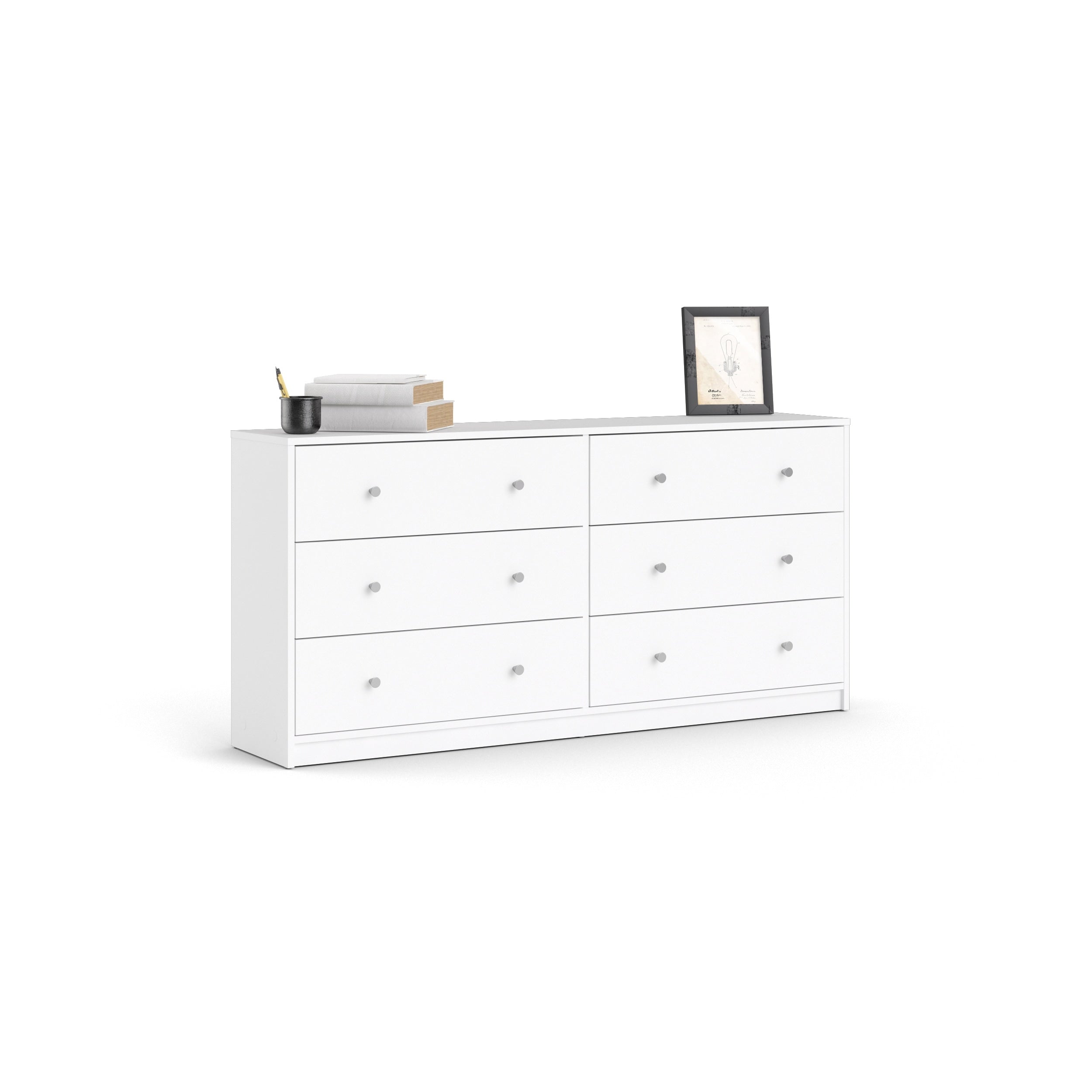Porch & Den Zoe Commode double à 6 tiroirs
