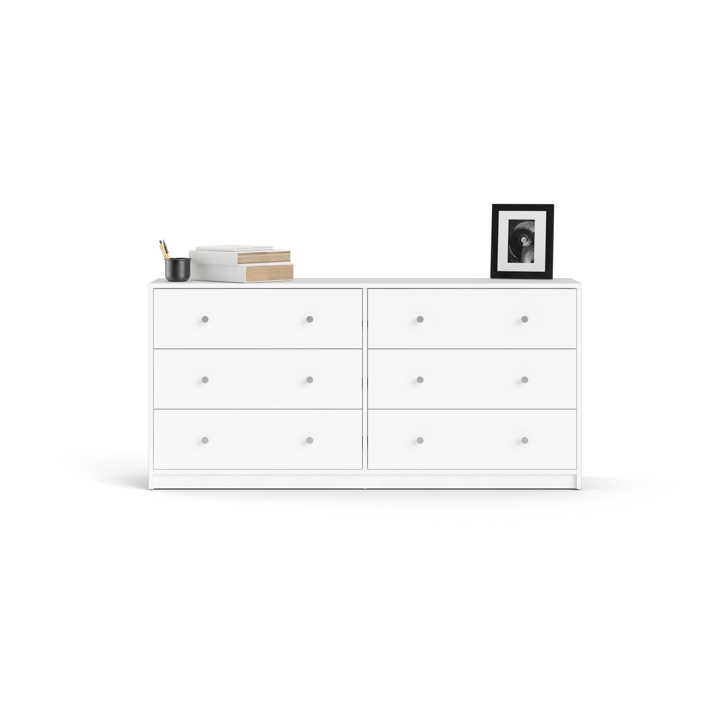 Porch & Den Zoe Commode double à 6 tiroirs