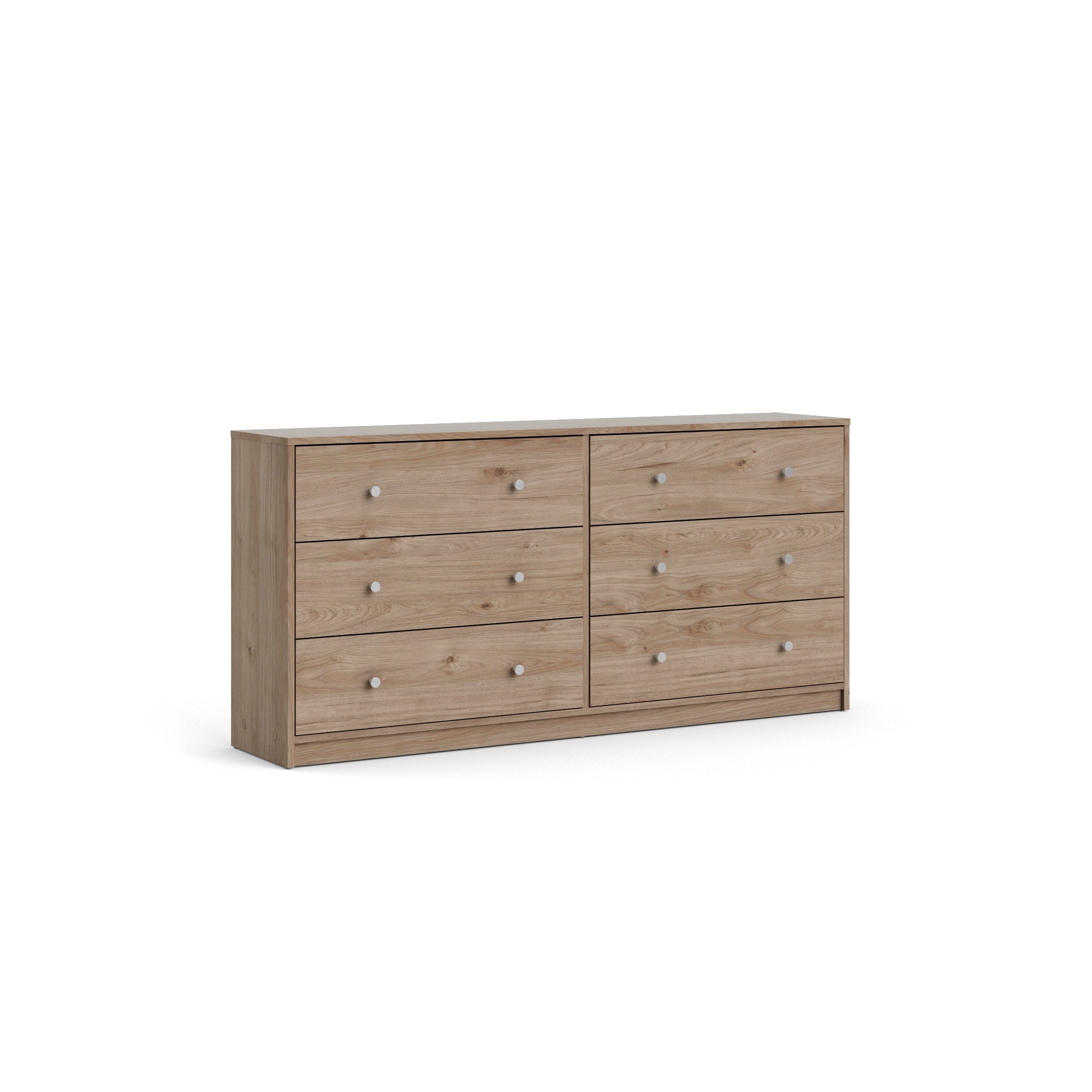 Porch & Den Zoe Commode double à 6 tiroirs