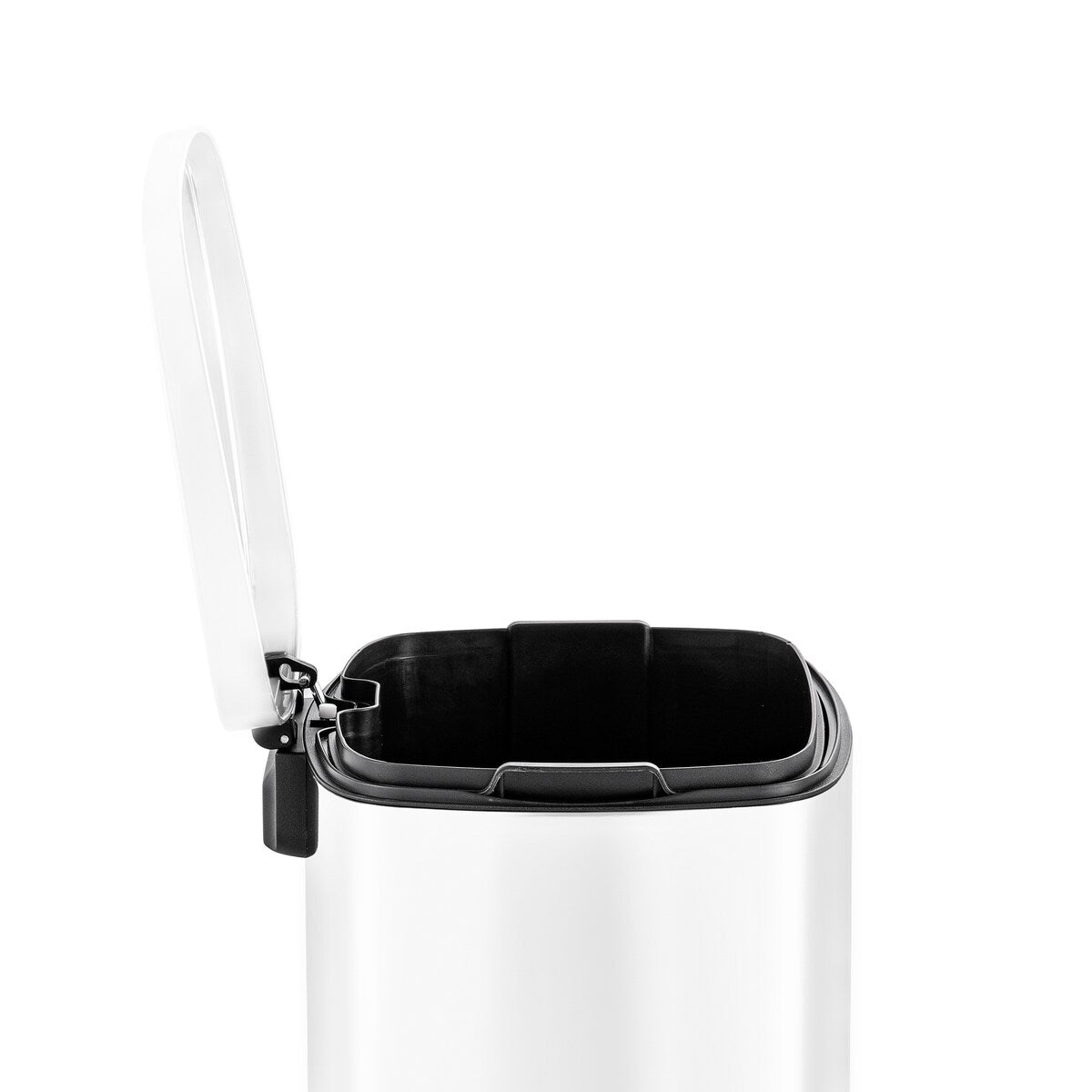 Poubelles rectangulaires Qualiazero de 13,2 gallons et deux de 1,3 gallon à pédale - Ensemble familial