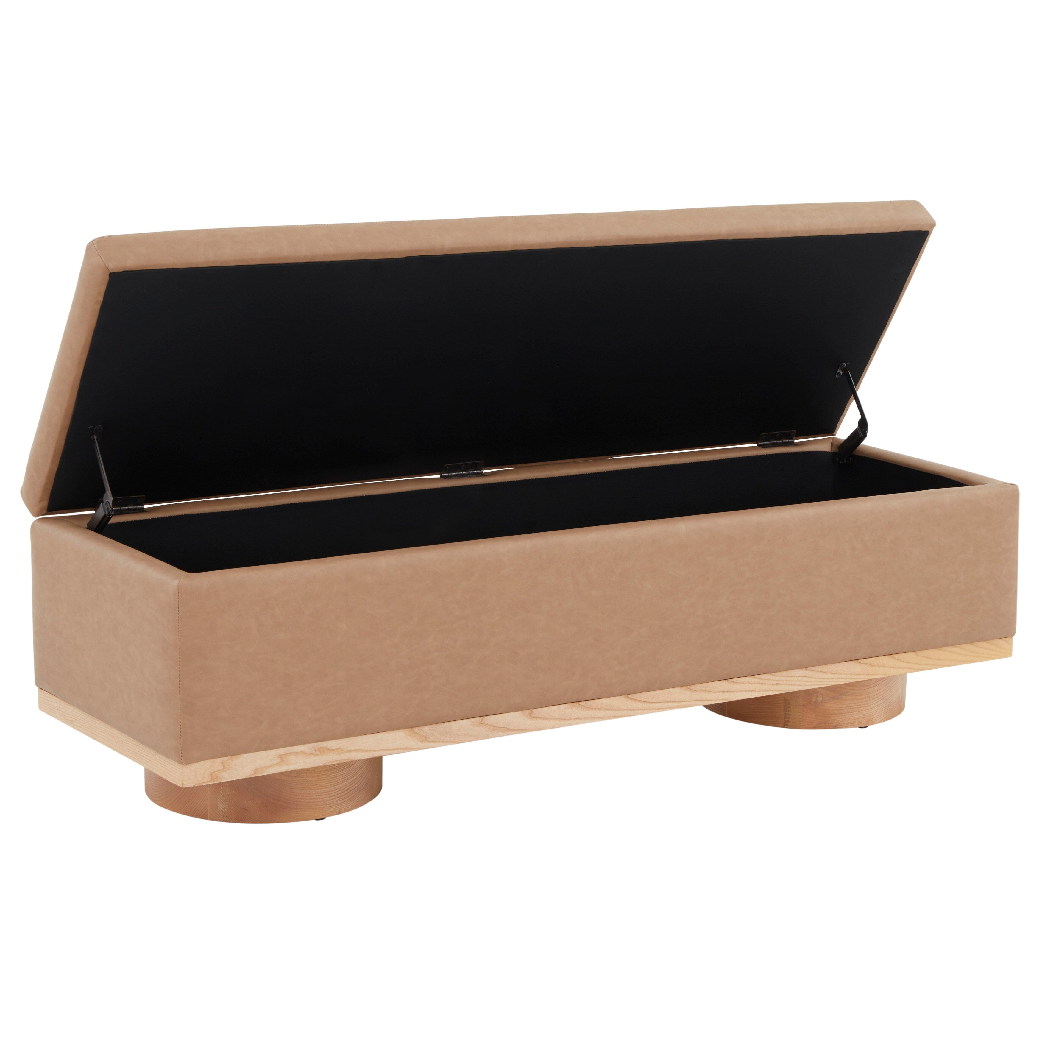 Banc de rangement SAFAVIEH Couture Sunneva Boucle - 61 po L x 20 po P x 19 po H - 61L x 20P x 19H
