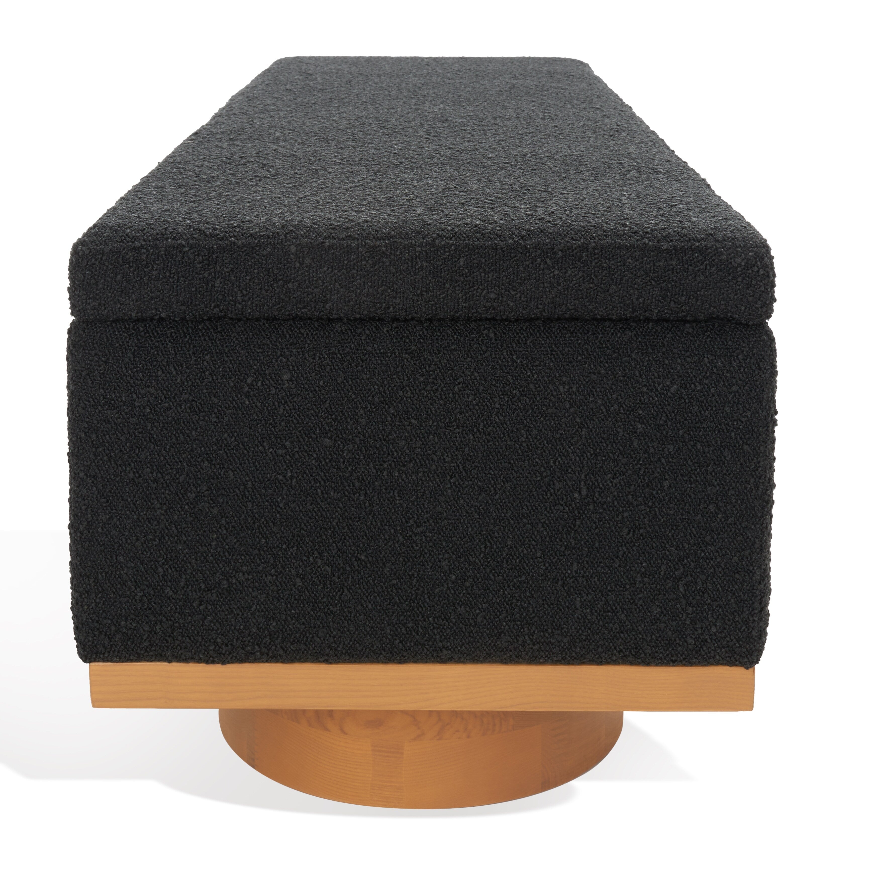 Banc de rangement SAFAVIEH Couture Sunneva Boucle - 61 po L x 20 po P x 19 po H - 61L x 20P x 19H
