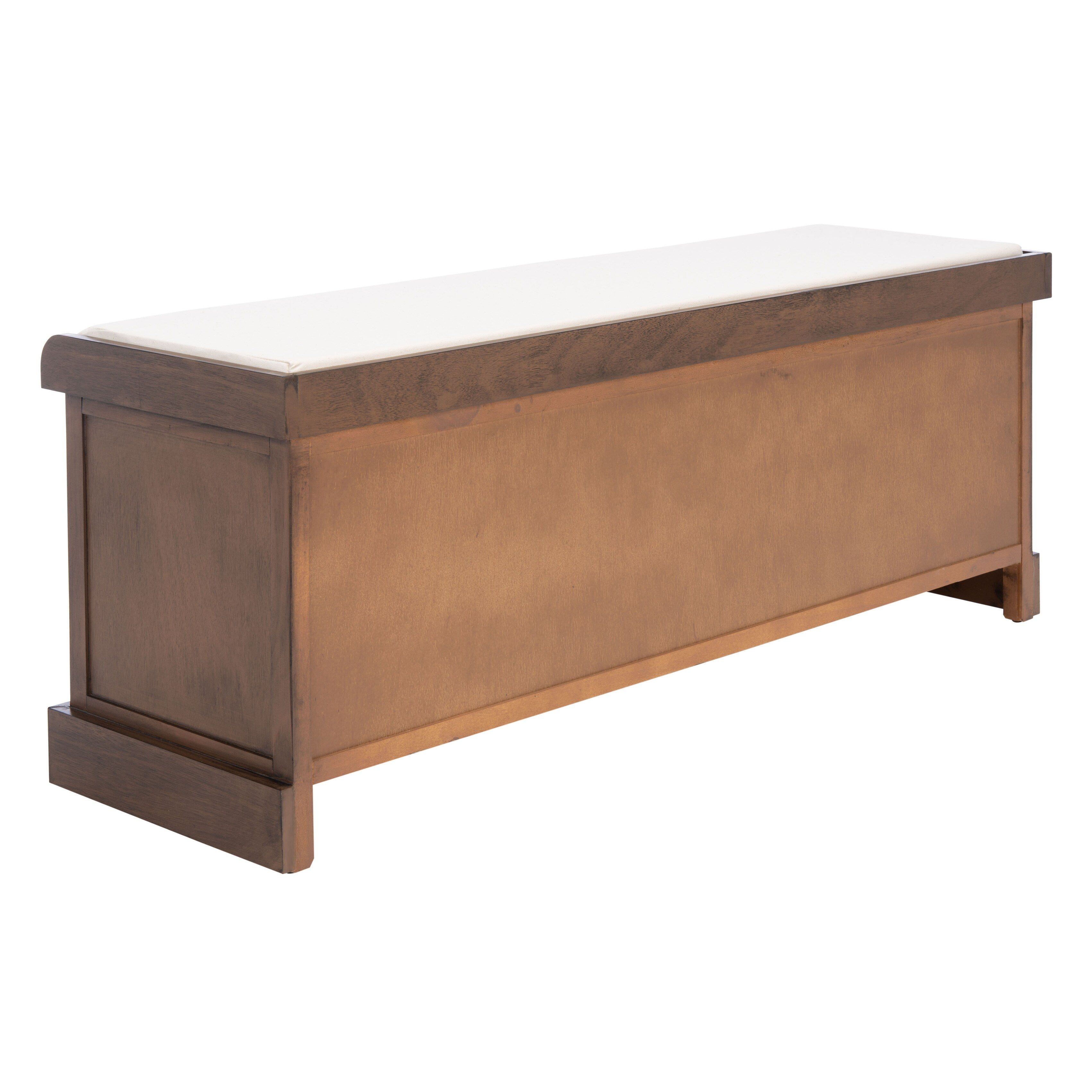 Banc de rangement à 3 tiroirs avec coussins SAFAVIEH Fiorello - 47,3 L x 15 L x 19 H - 47 L x 15 P x 19 H