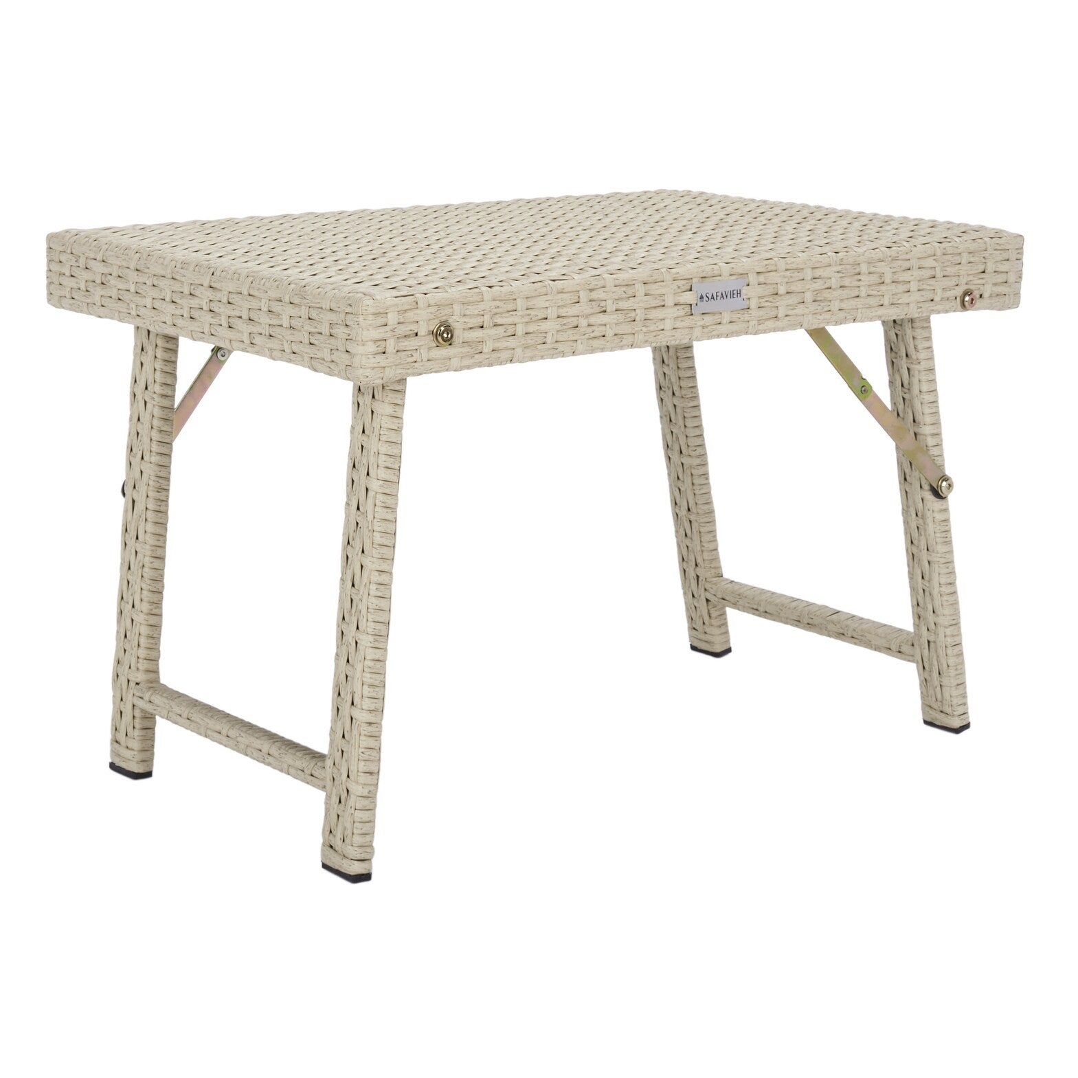 Ensemble de chaises longues d'extérieur Blaguna 3 pièces SAFAVIEH - 83 L x 20 P x 24 H