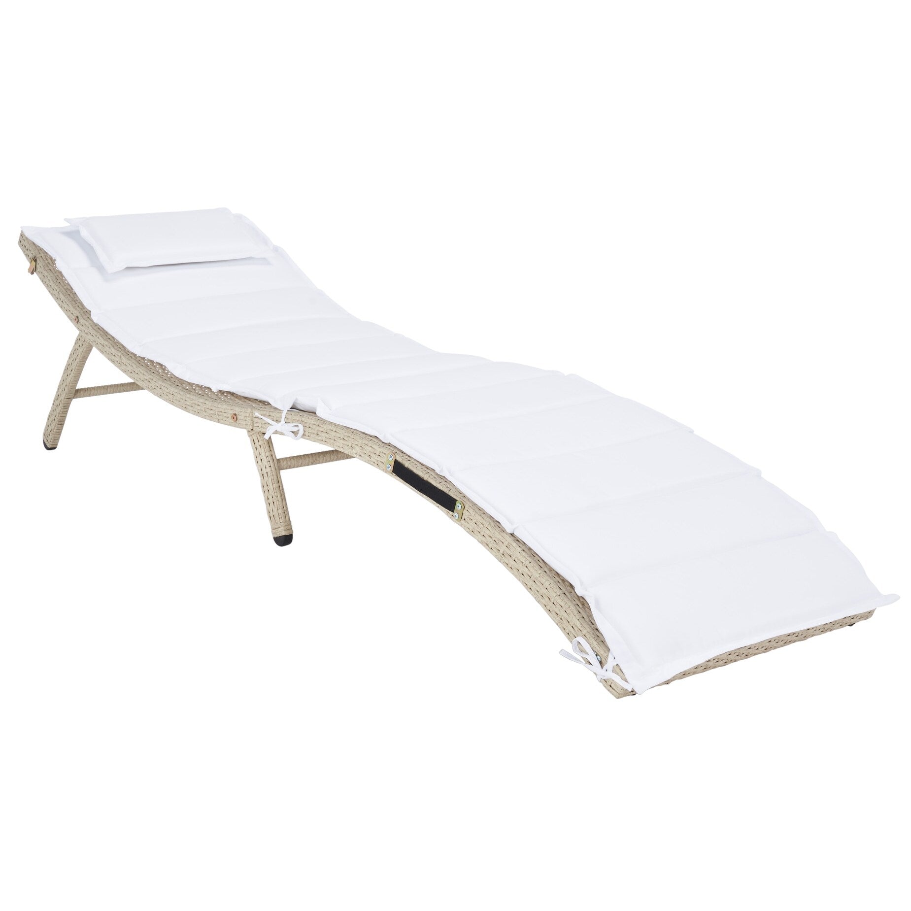 Ensemble de chaises longues d'extérieur Blaguna 3 pièces SAFAVIEH - 83 L x 20 P x 24 H