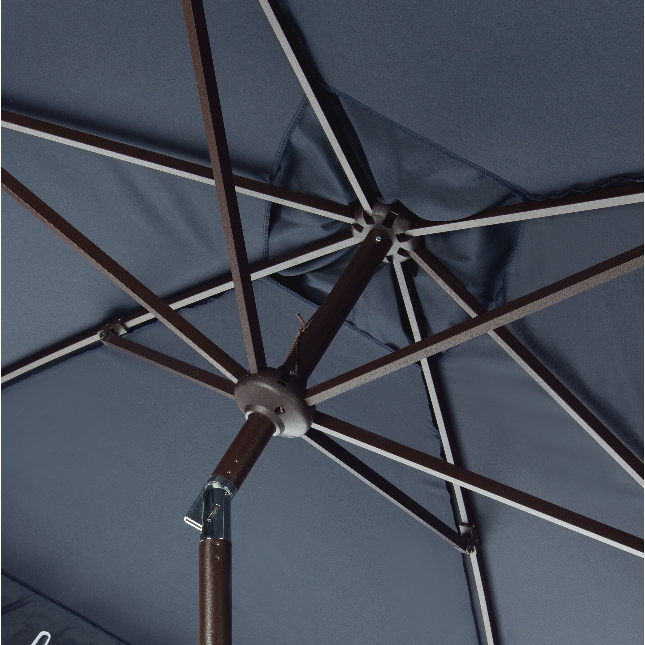Parasol d'extérieur rectangulaire SAFAVIEH Zariah 6'x10' avec cantonnière