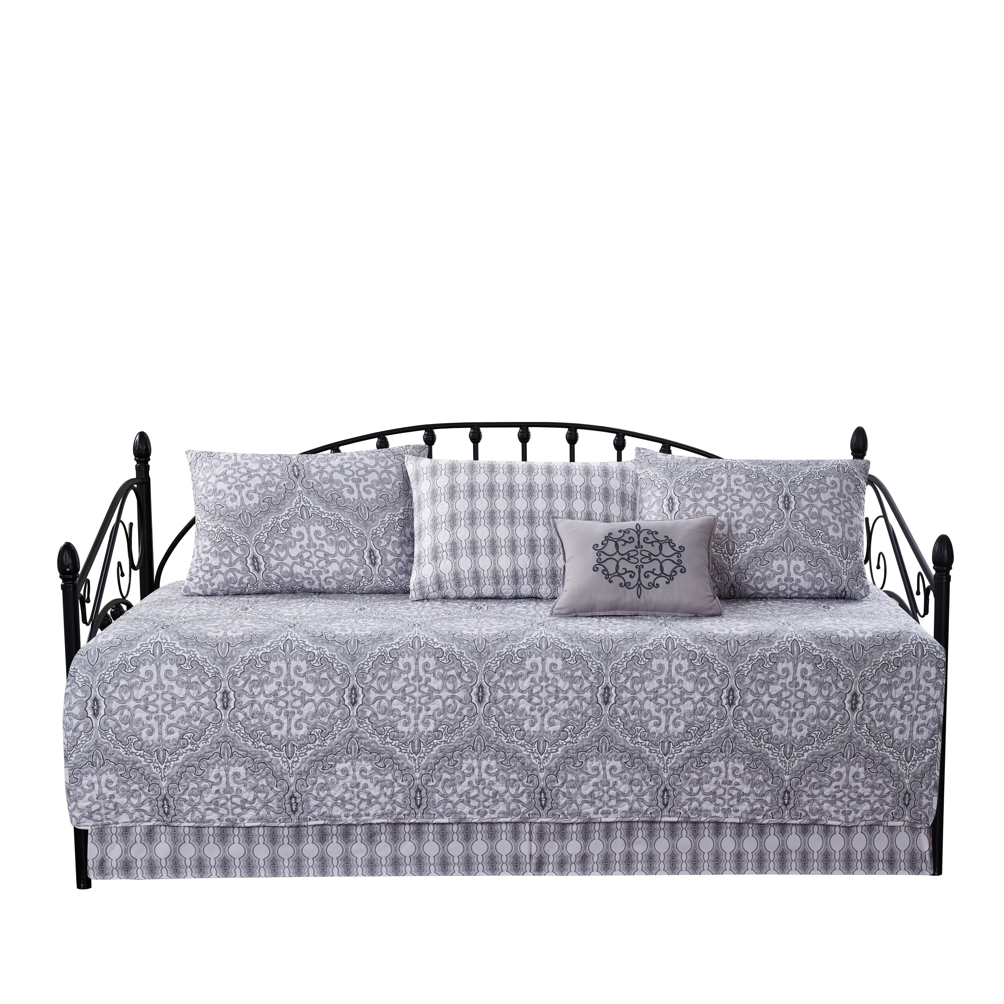 Serenta 6 Piece Cotton Blend Daybed Bedspread Coverlet Set - 75 x 39