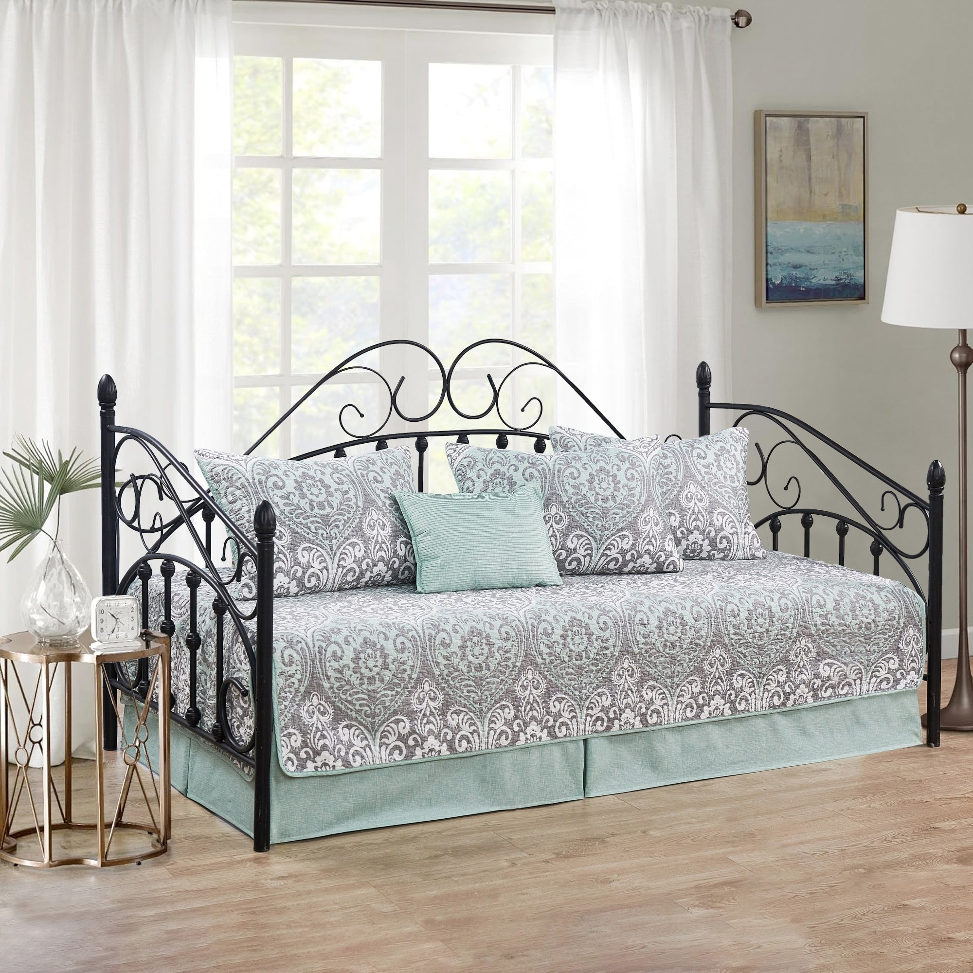 Serenta 6 Piece Cotton Blend Daybed Bedspread Coverlet Set - 75 x 39