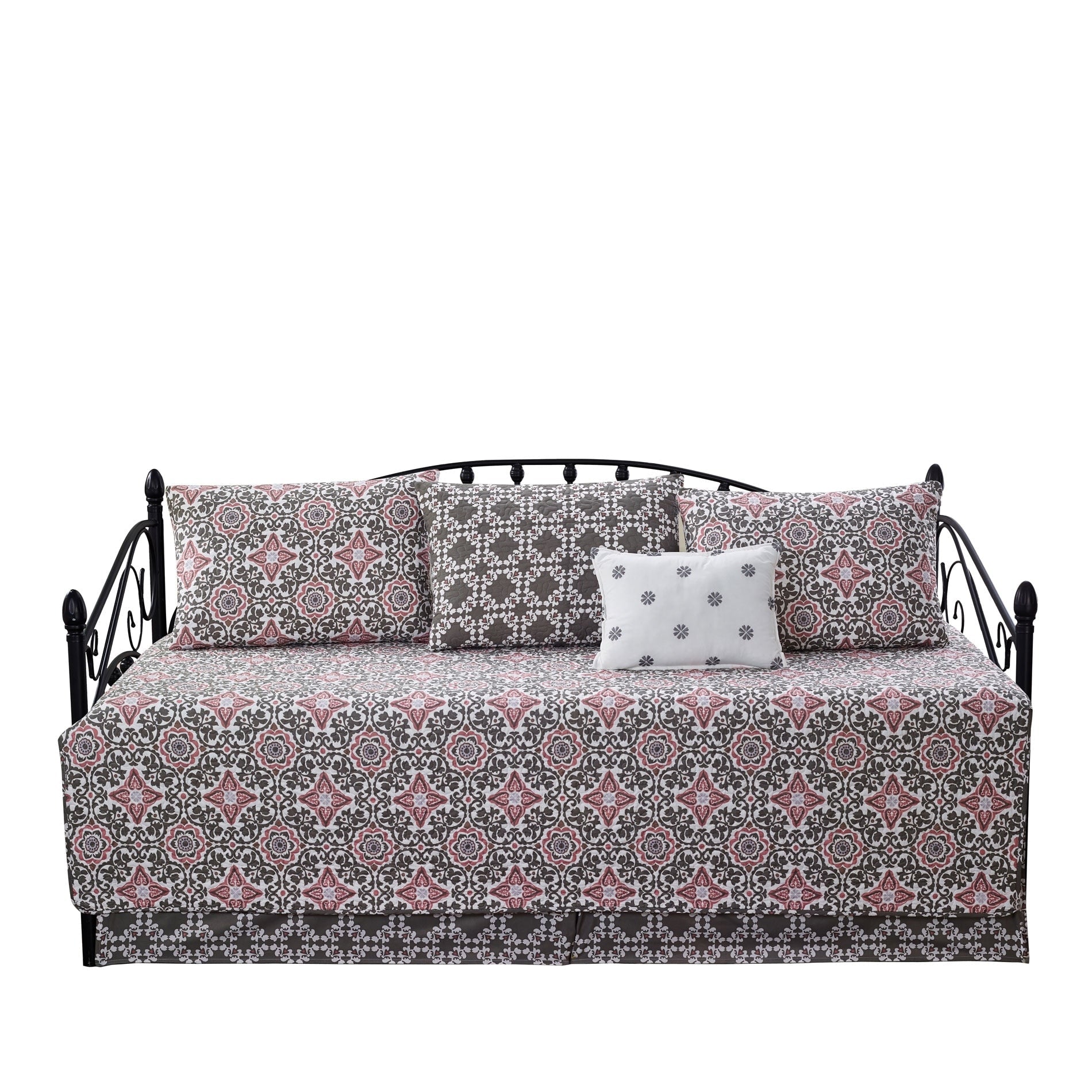 Serenta 6 Piece Cotton Blend Daybed Bedspread Coverlet Set - 75 x 39