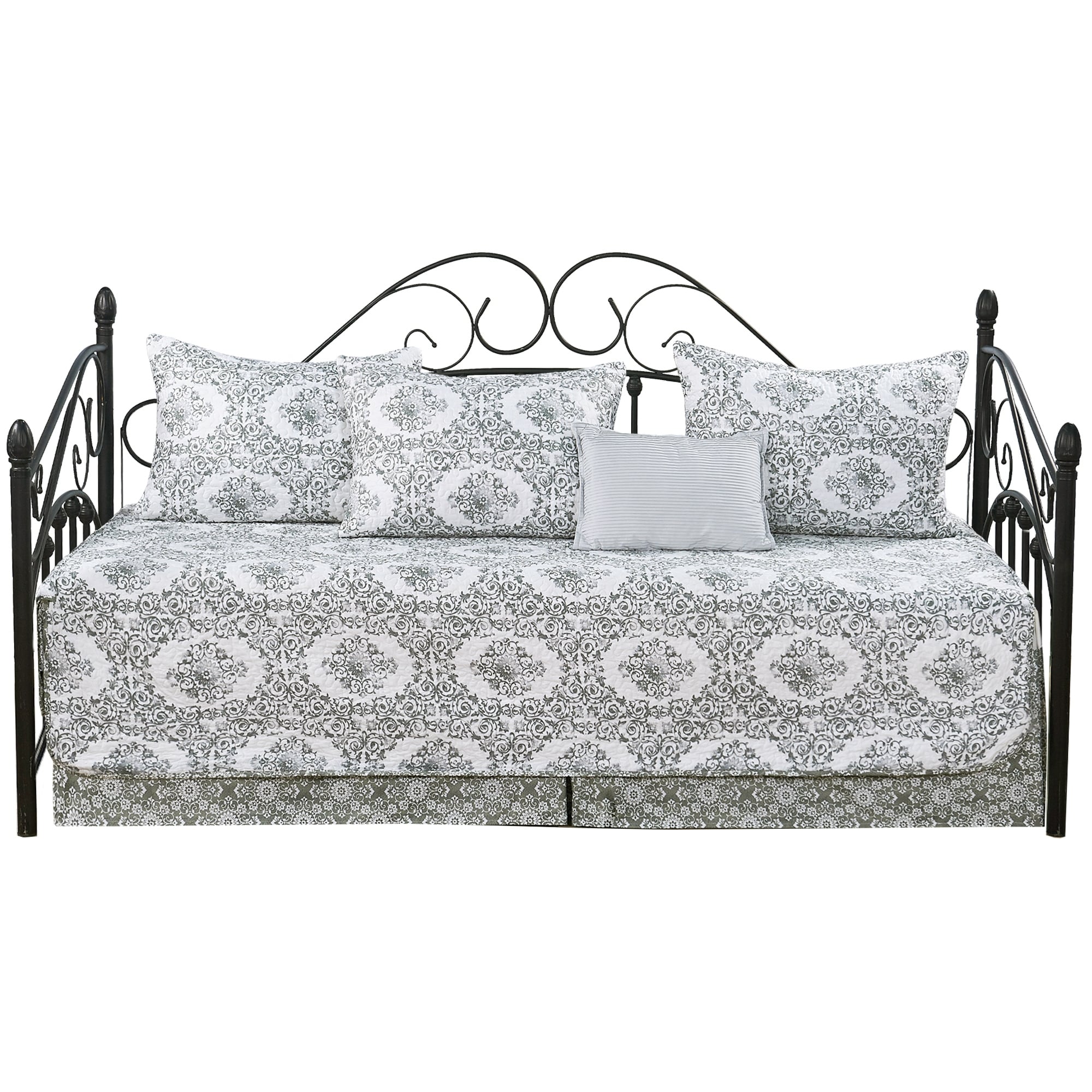 Serenta 6 Piece Cotton Blend Daybed Bedspread Coverlet Set - 75 x 39