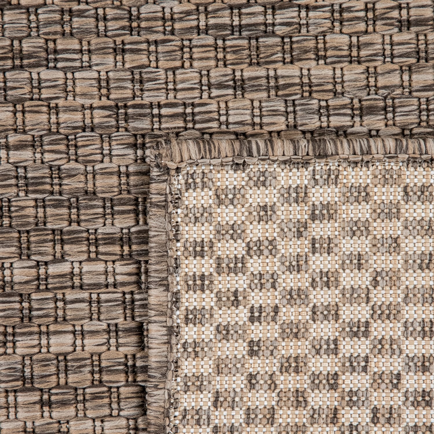 Variegated Waterproof Outdoor Rug for Patio