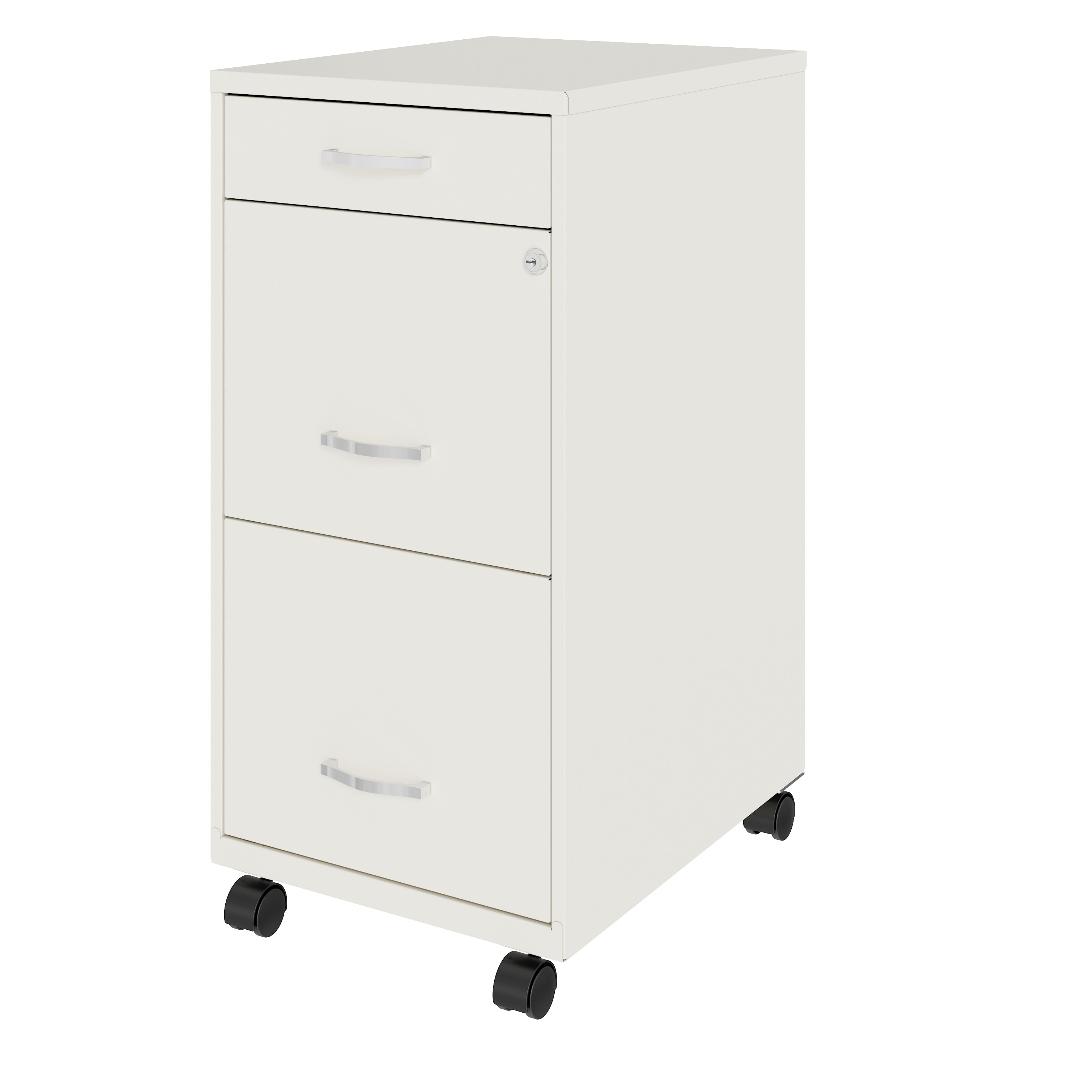 Classeur métallique Space Solutions 18 pouces de profondeur à 3 tiroirs