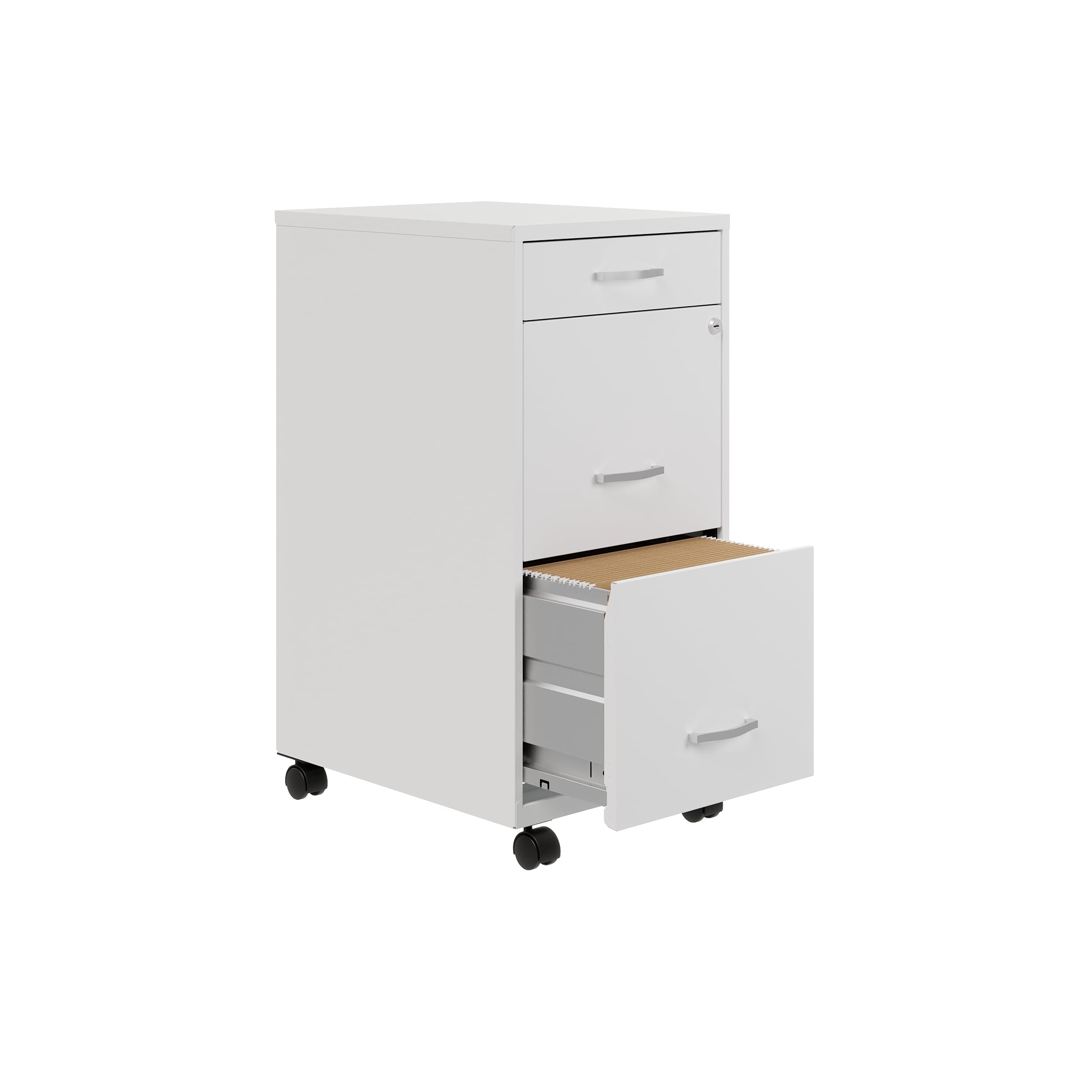 Classeur métallique Space Solutions 18 pouces de profondeur à 3 tiroirs