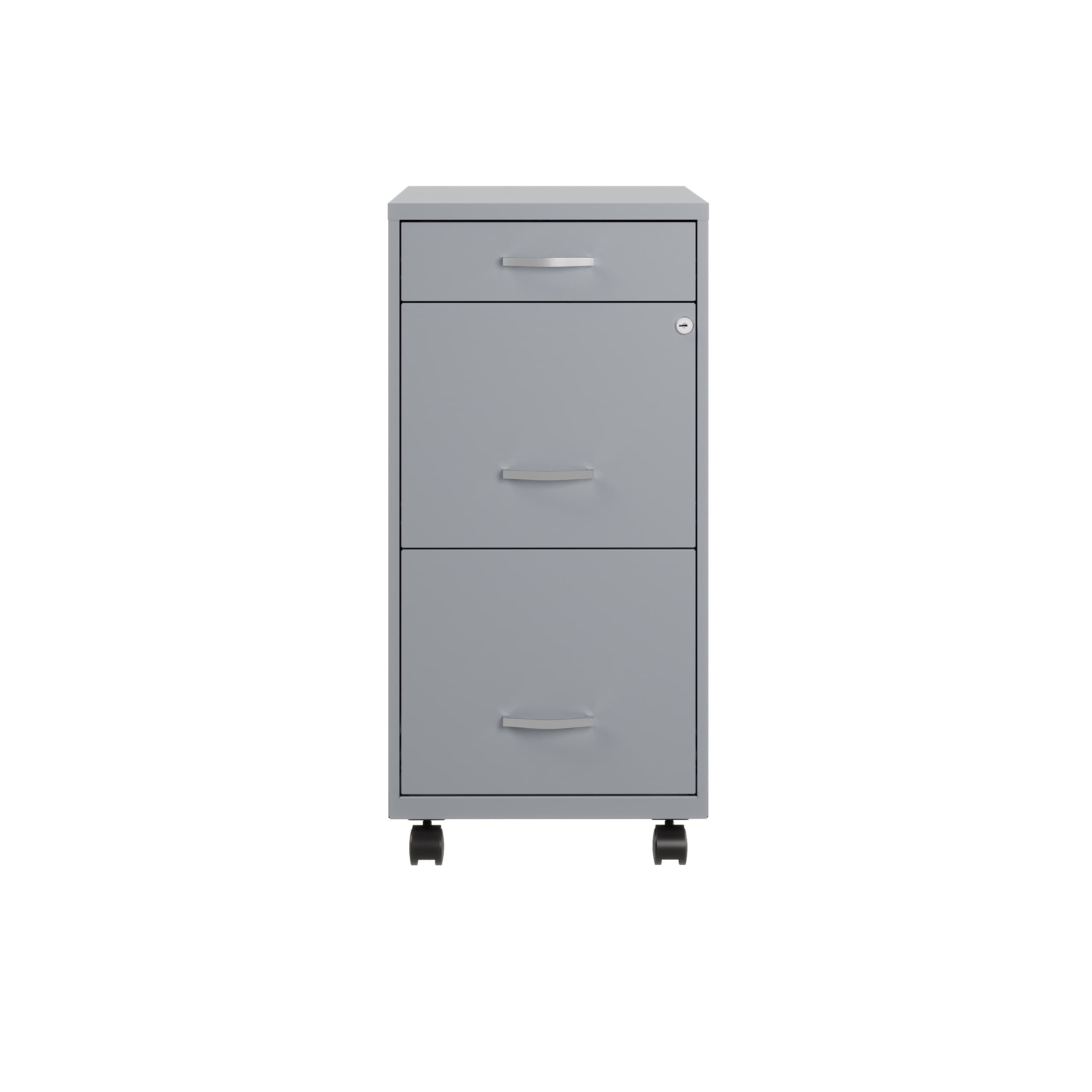 Classeur métallique Space Solutions 18 pouces de profondeur à 3 tiroirs
