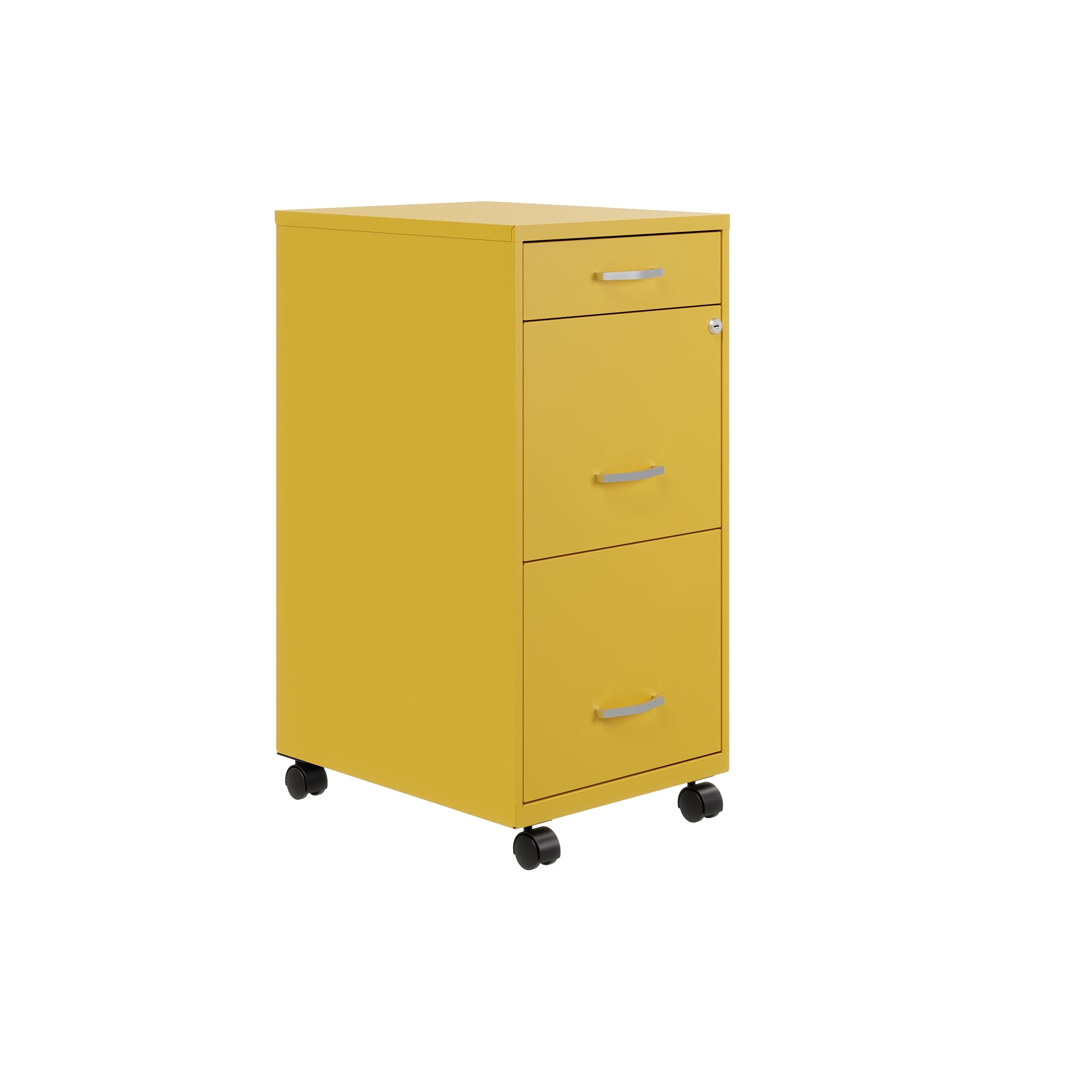 Classeur métallique Space Solutions 18 pouces de profondeur à 3 tiroirs