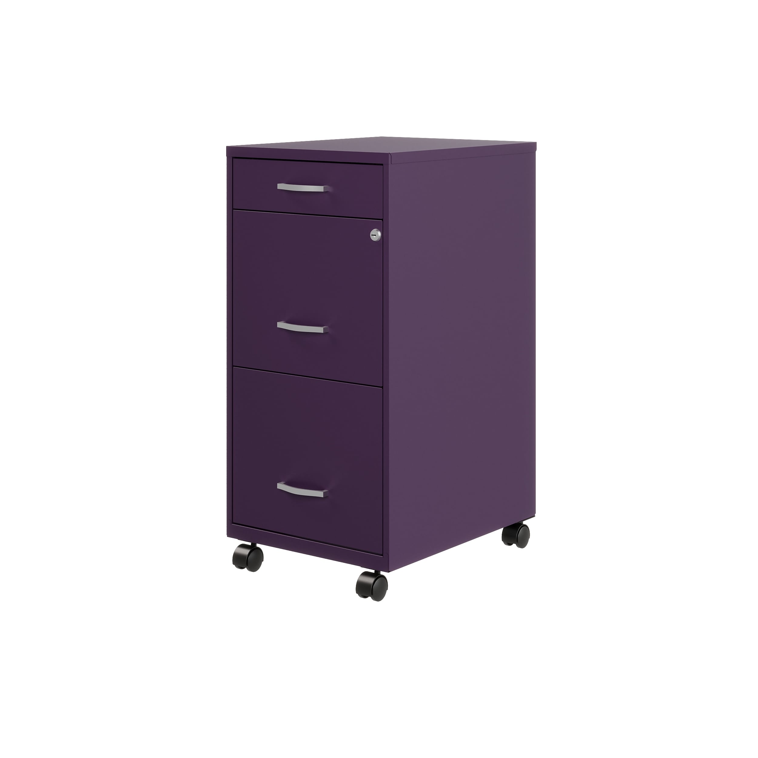 Classeur métallique Space Solutions 18 pouces de profondeur à 3 tiroirs