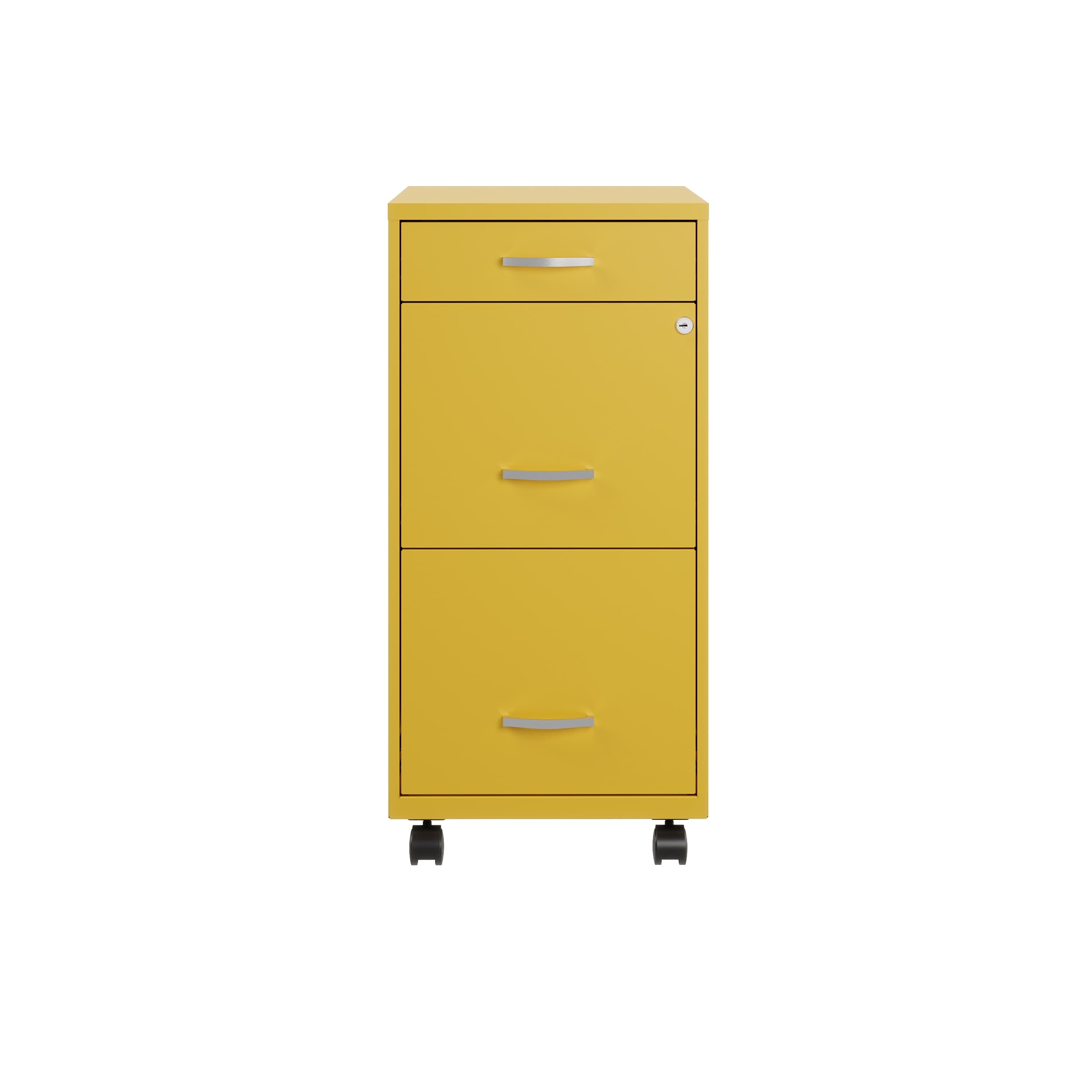Classeur métallique Space Solutions 18 pouces de profondeur à 3 tiroirs