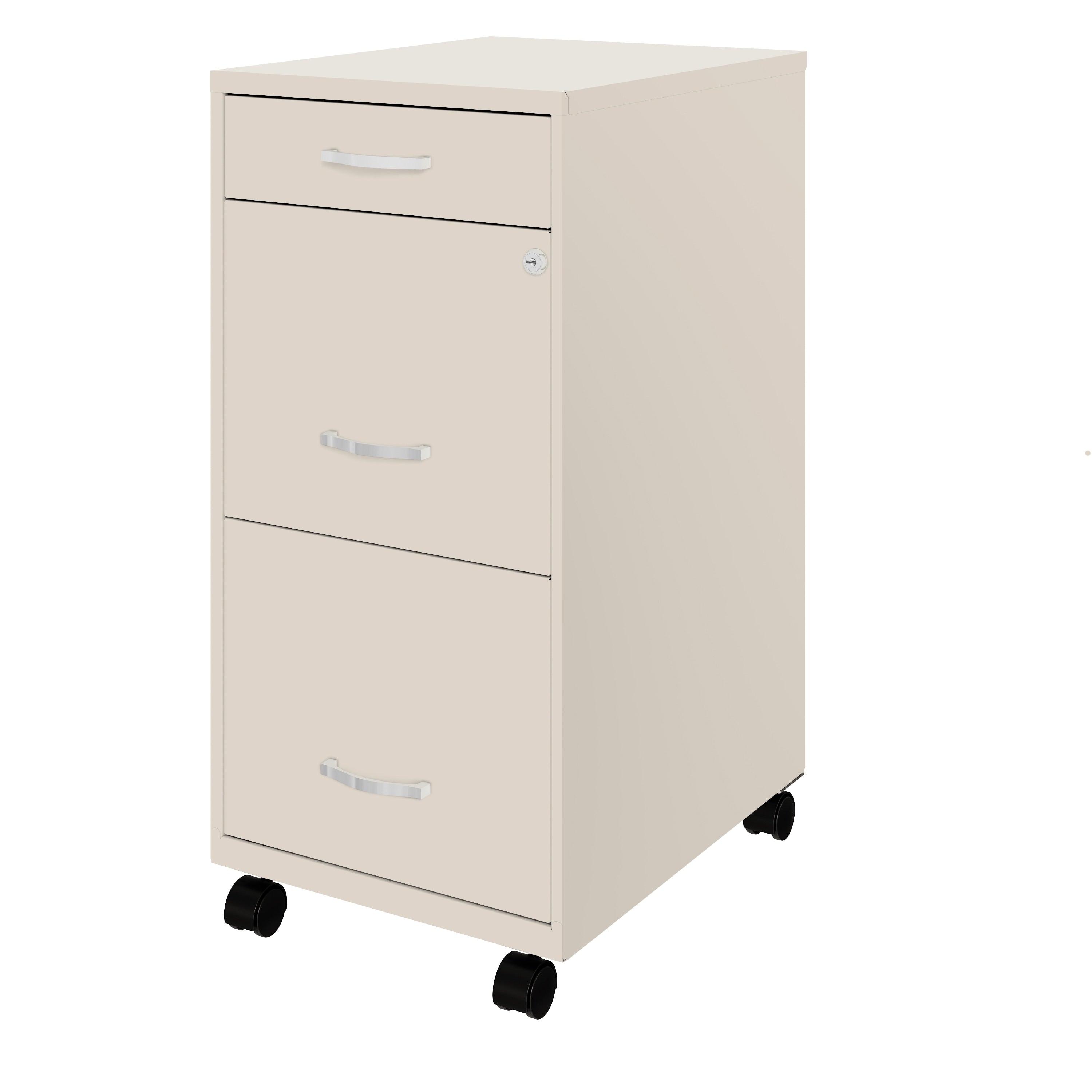 Classeur métallique Space Solutions 18 pouces de profondeur à 3 tiroirs