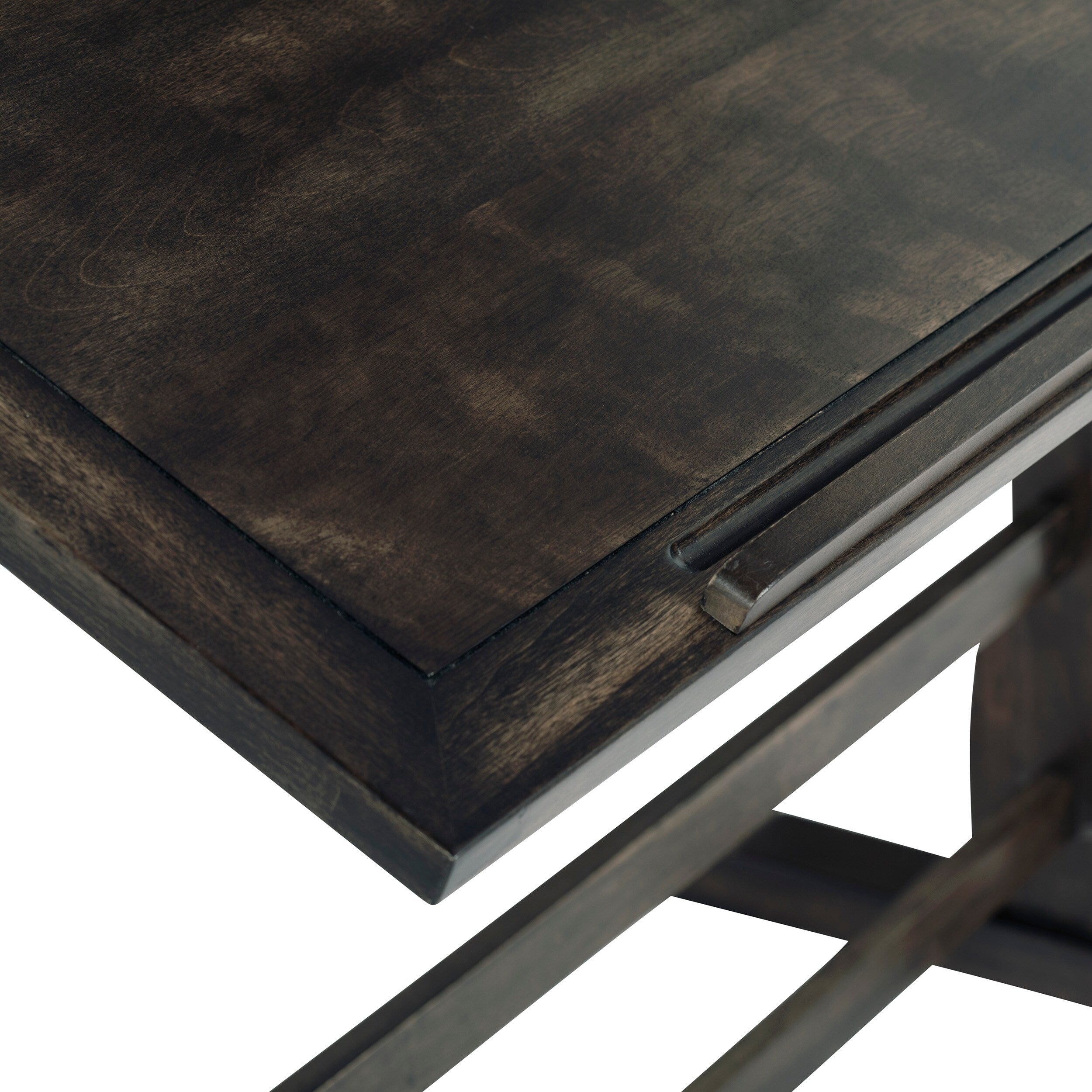 Table à dessin vintage en bois de 36 pouces avec plateau réglable en angle pour le dessin