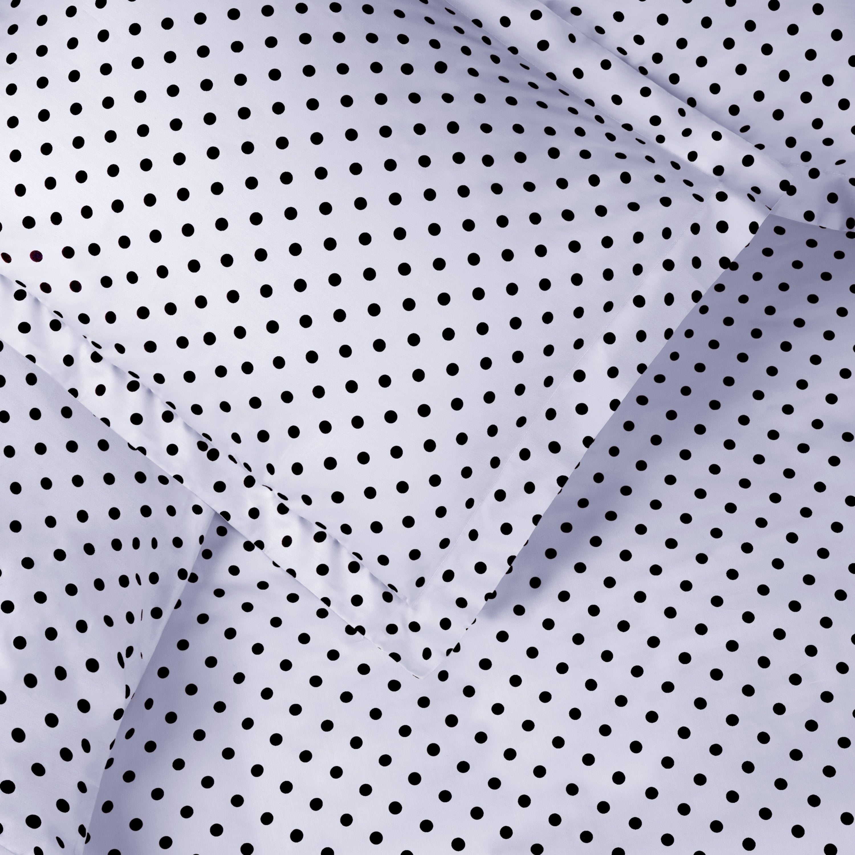 Superior Thread Count 600TC Polka Dot Cotton Blend Duvet Cover Set