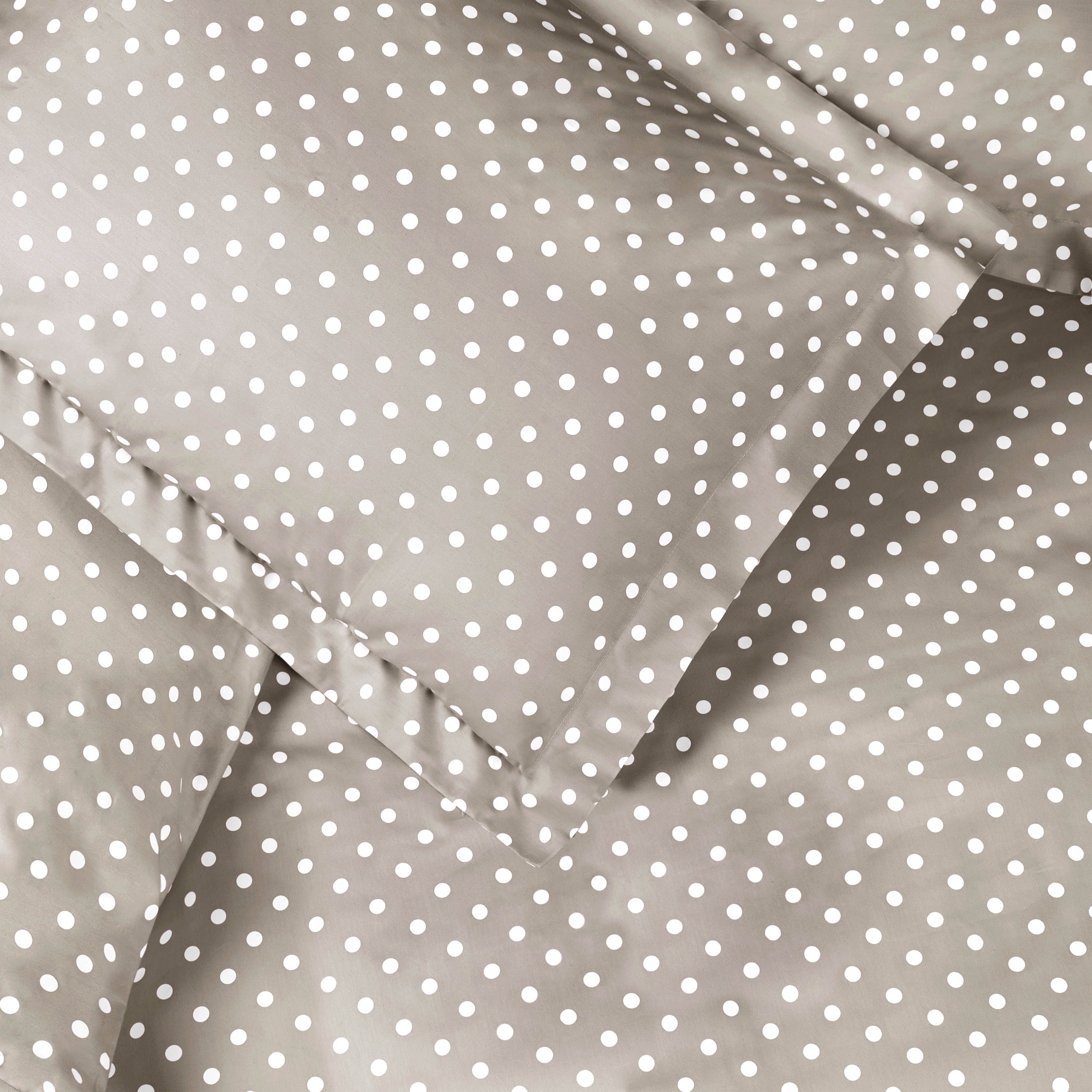 Superior Thread Count 600TC Polka Dot Cotton Blend Duvet Cover Set