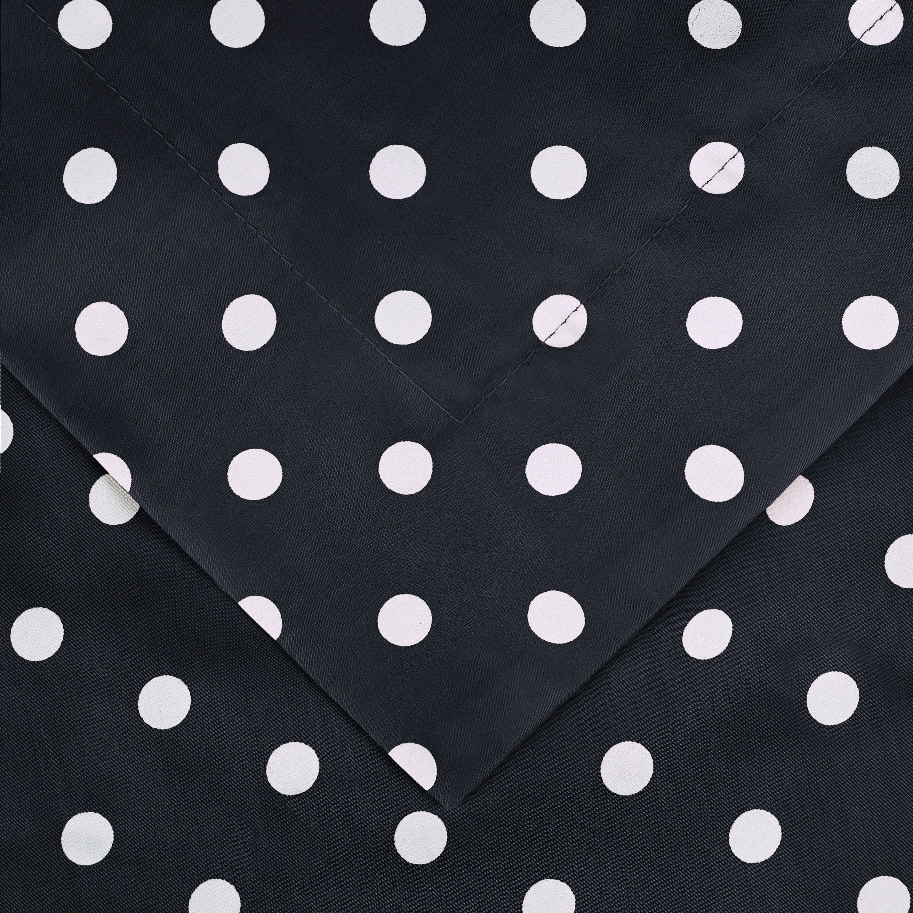 Superior Thread Count 600TC Polka Dot Cotton Blend Duvet Cover Set