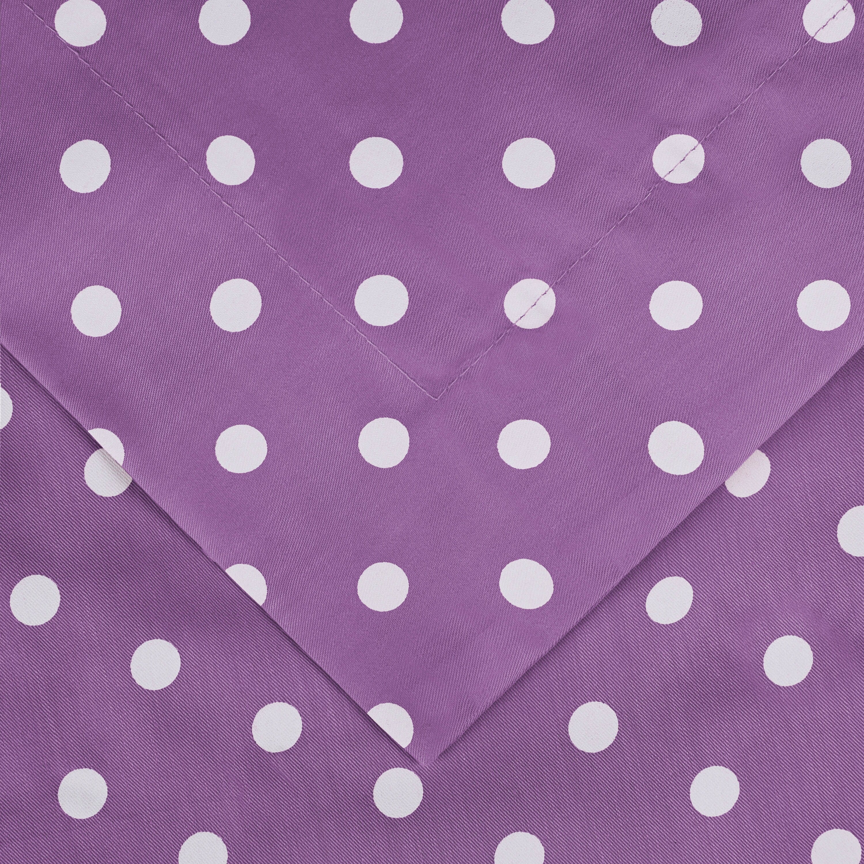 Superior Thread Count 600TC Polka Dot Cotton Blend Duvet Cover Set