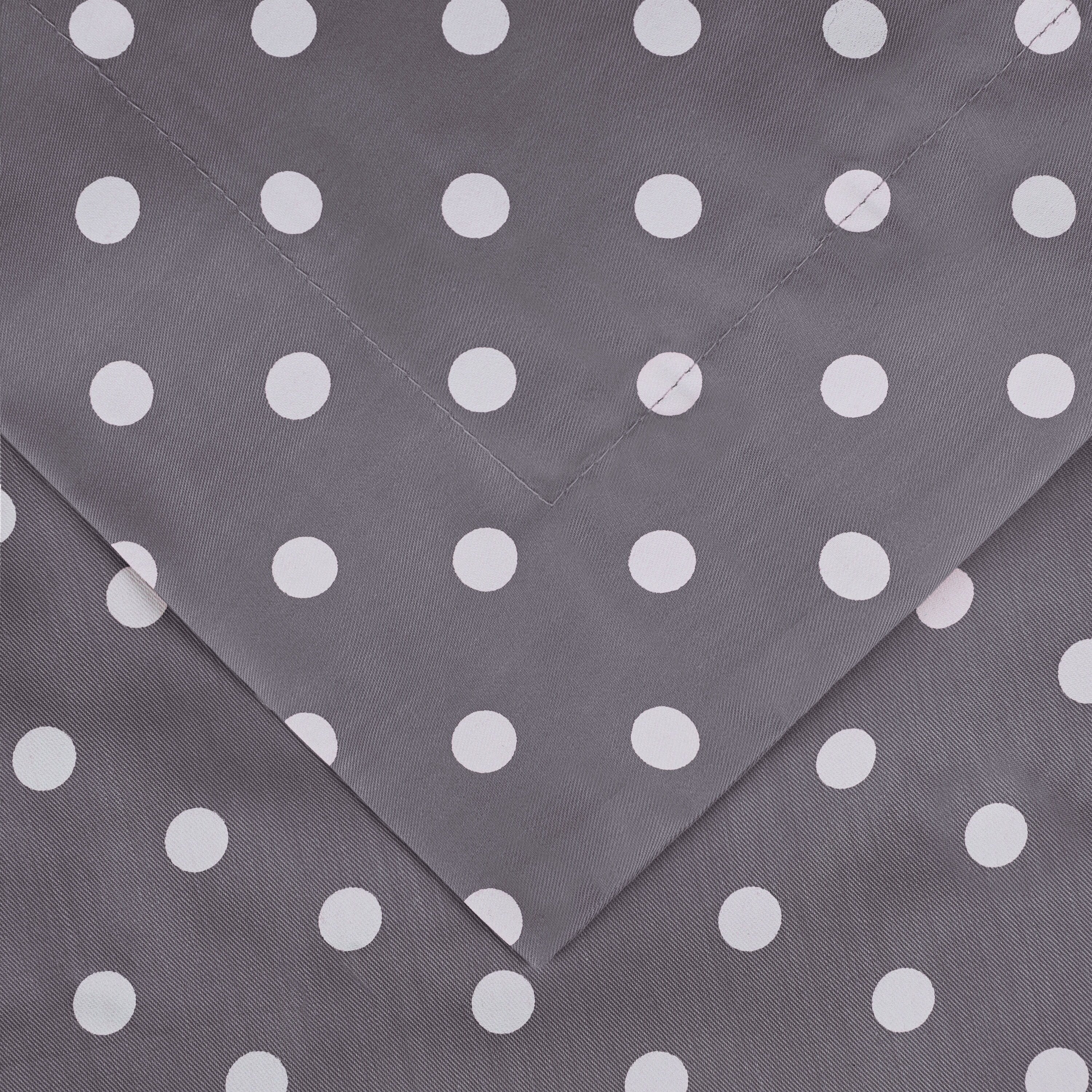 Superior Thread Count 600TC Polka Dot Cotton Blend Duvet Cover Set
