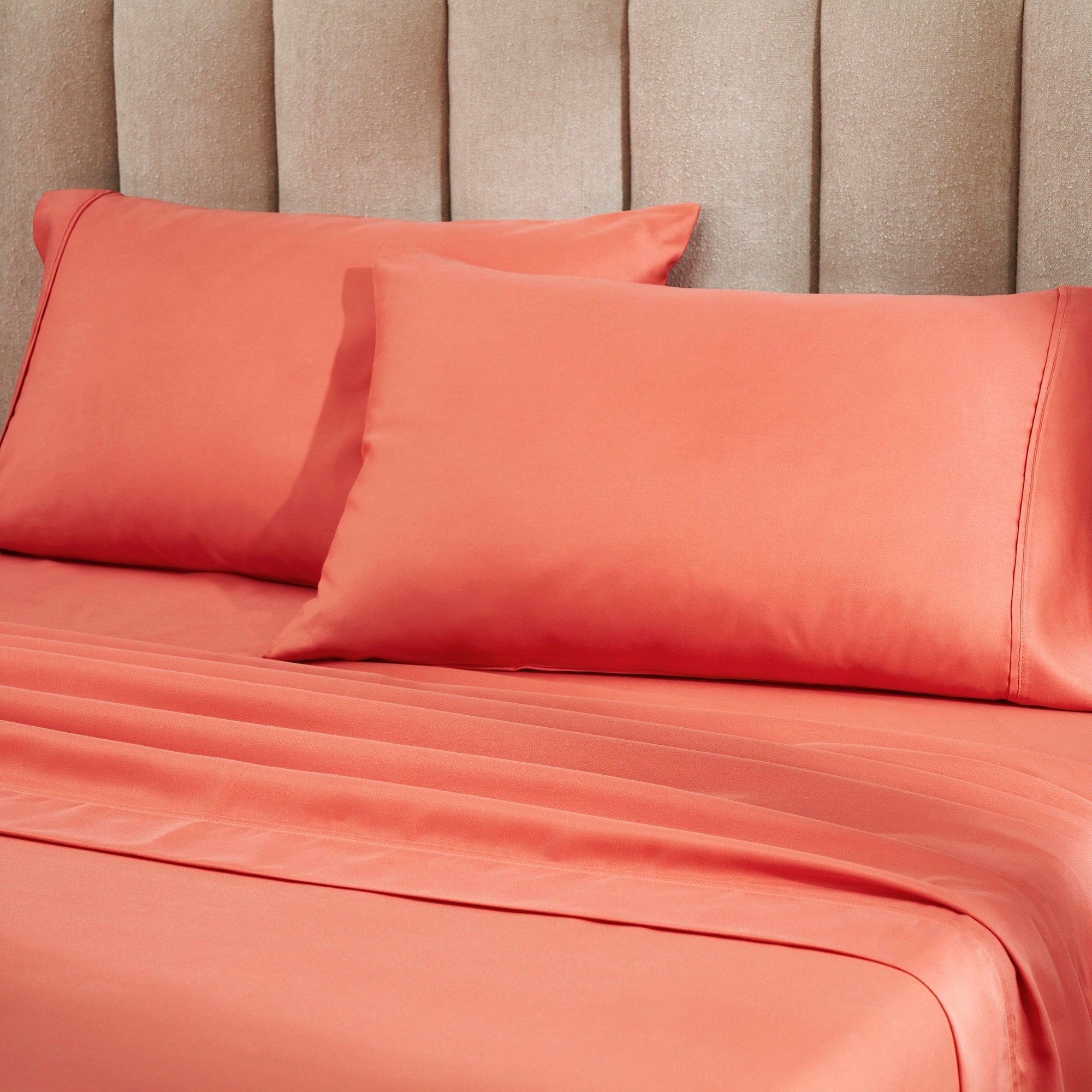 Superior Cotton Blend 1200 Thread Count Solid Deep Pocket Bed Sheet Set