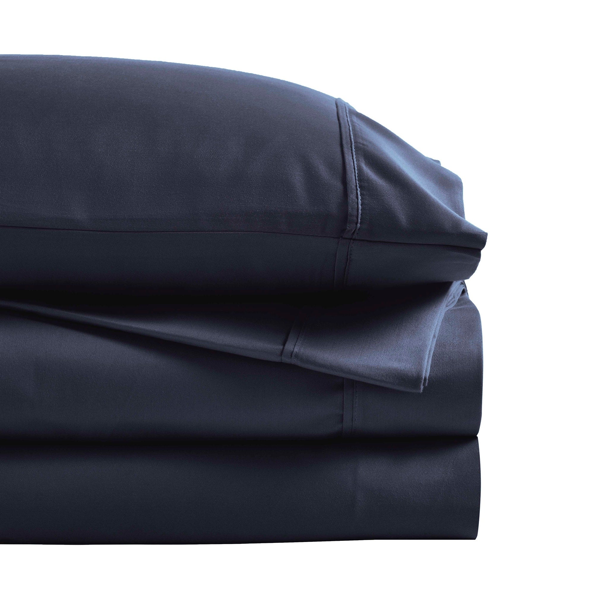 Superior Cotton Blend 1200 Thread Count Solid Deep Pocket Bed Sheet Set
