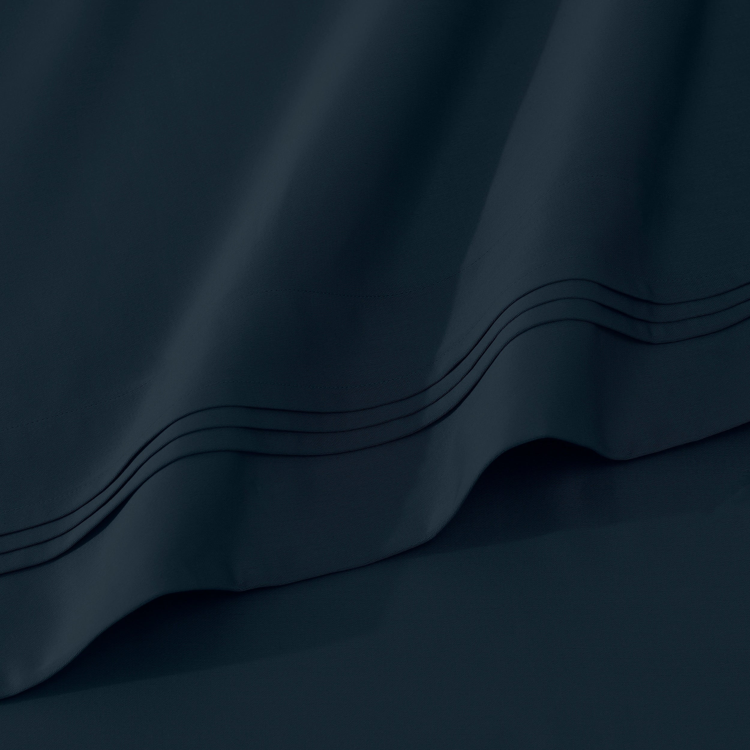 Parure de draps en coton égyptien de qualité supérieure 1000 fils au pouce carré, à poches profondes et à motif uni