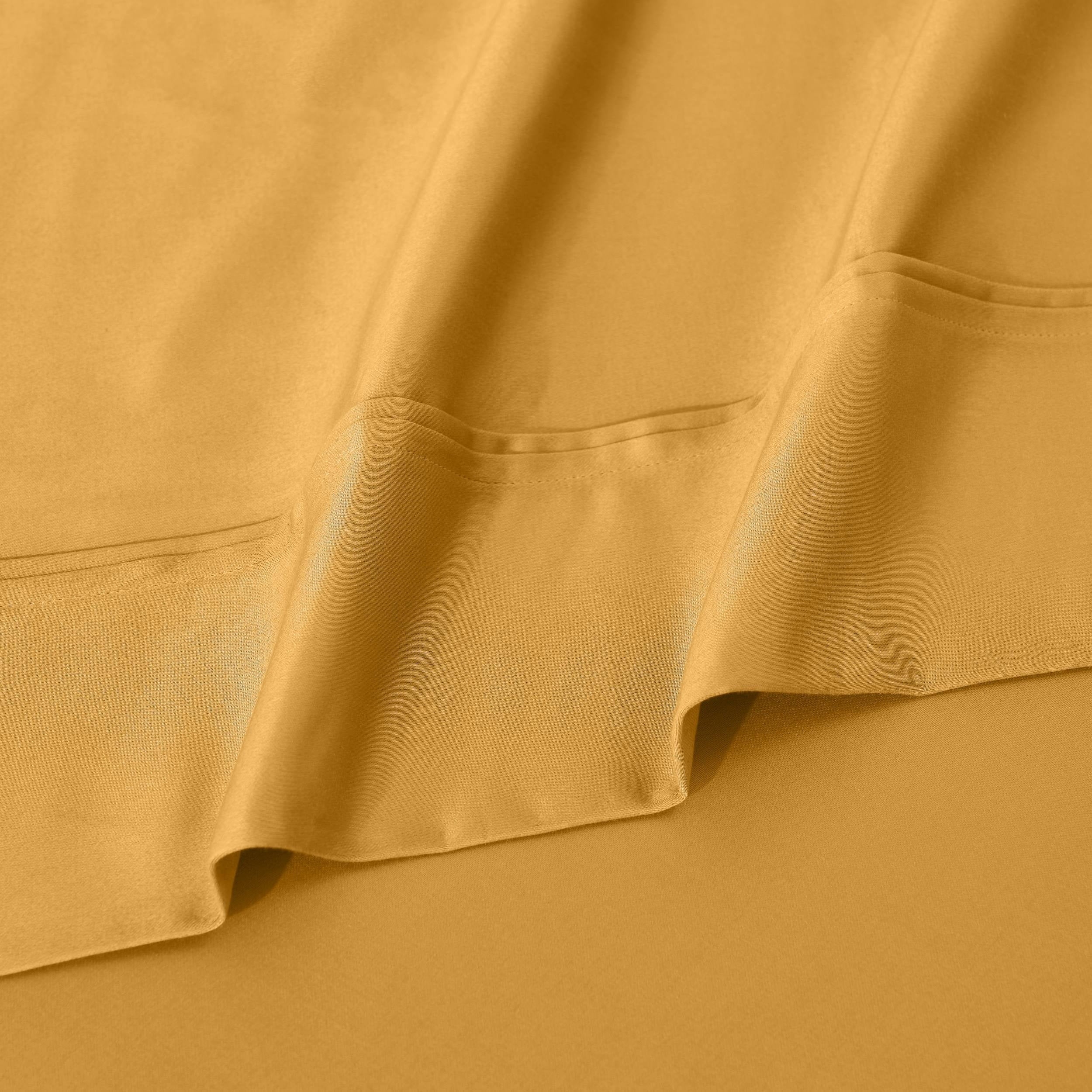 Parure de draps unie écologique en coton égyptien de qualité supérieure 1 200 fils