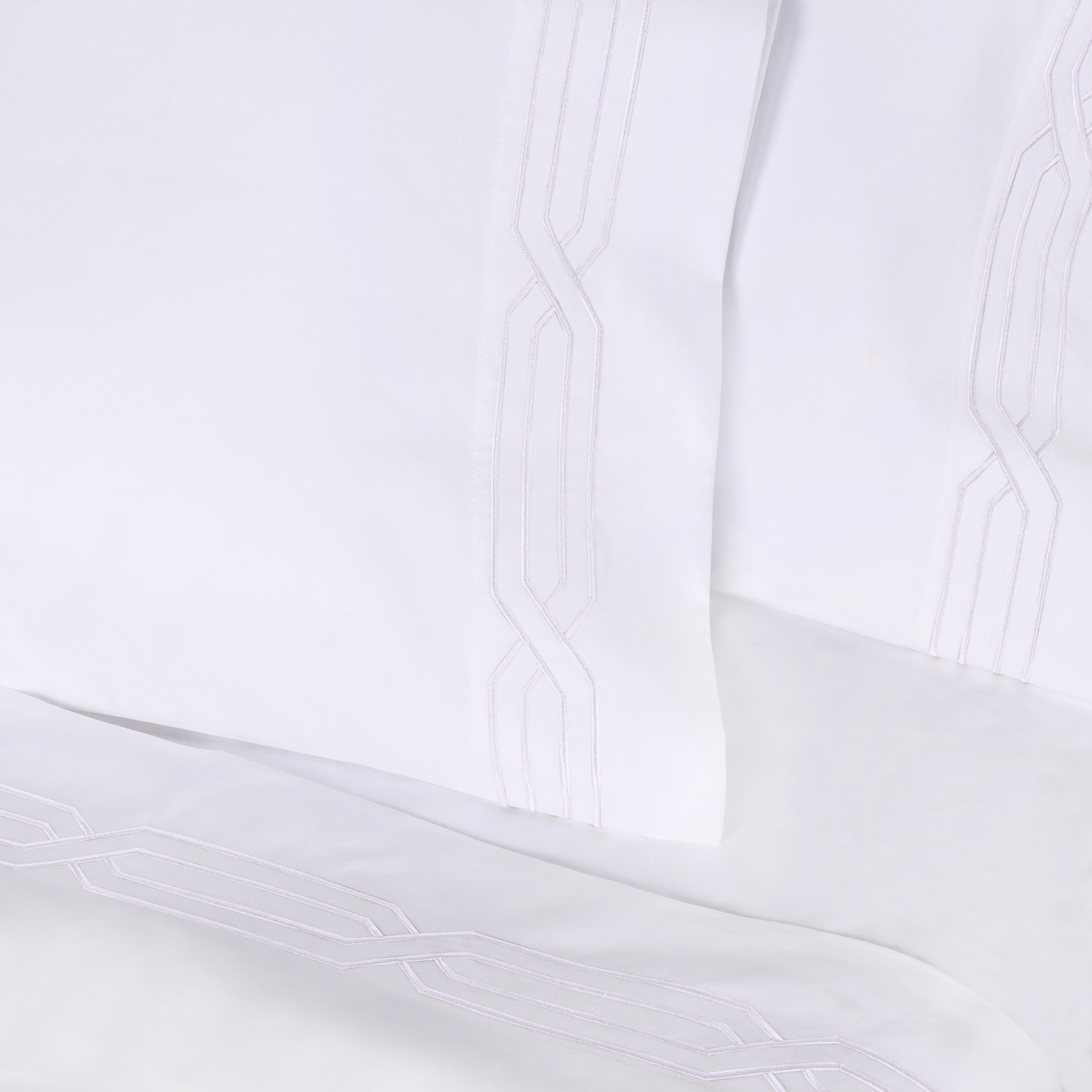 Parure de draps unie écologique en coton égyptien de qualité supérieure 1 200 fils