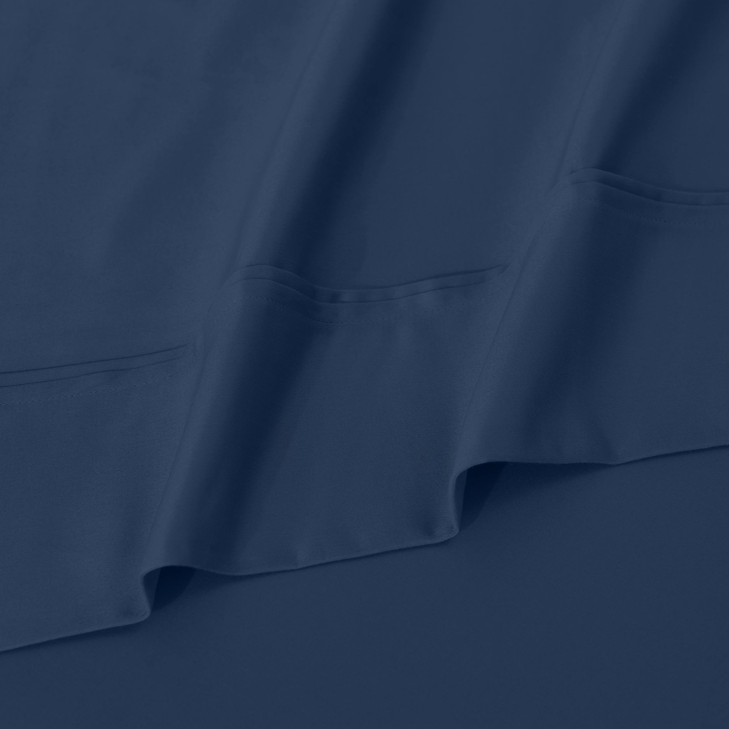 Parure de draps unie écologique en coton égyptien de qualité supérieure 1 200 fils