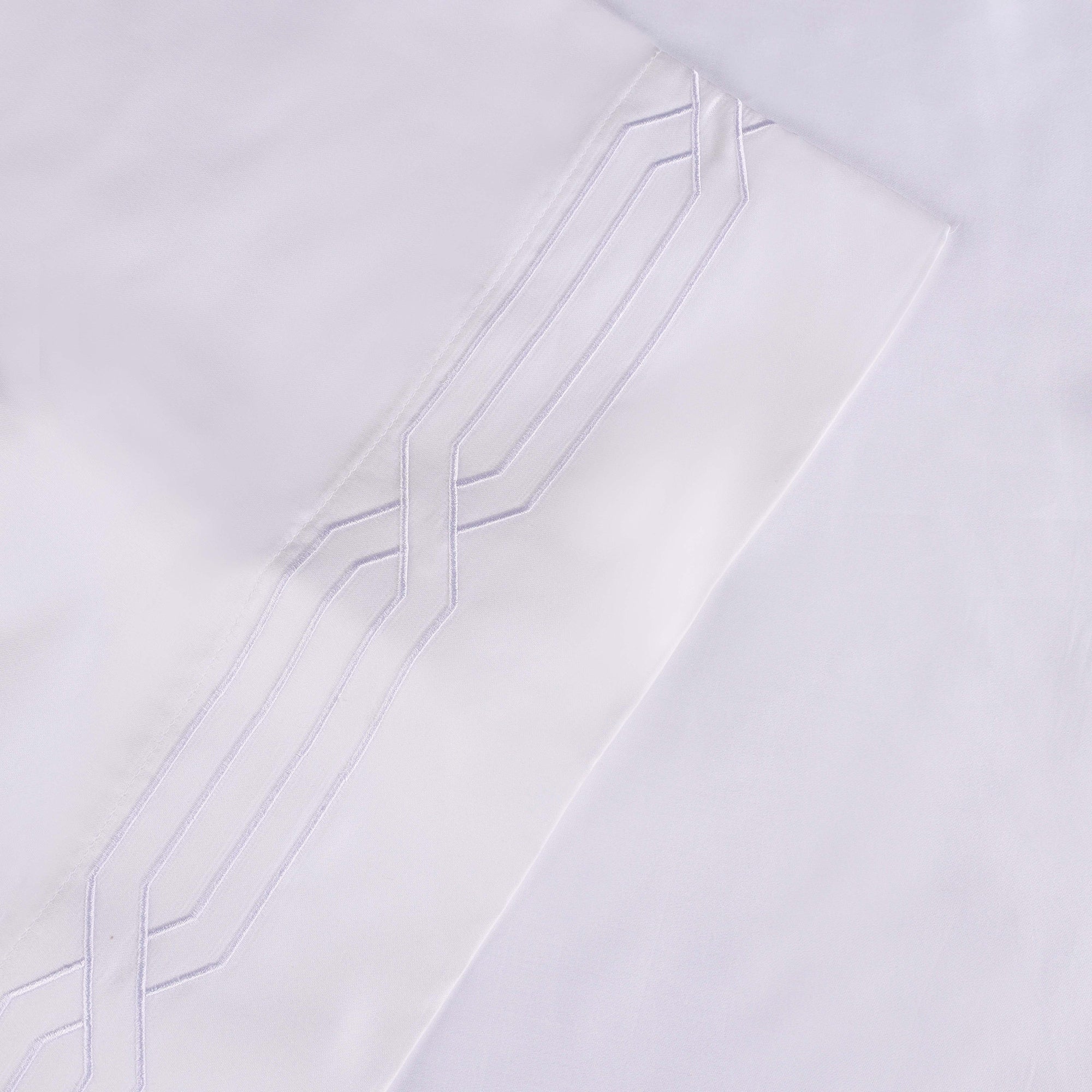 Parure de draps unie écologique en coton égyptien de qualité supérieure 1 200 fils