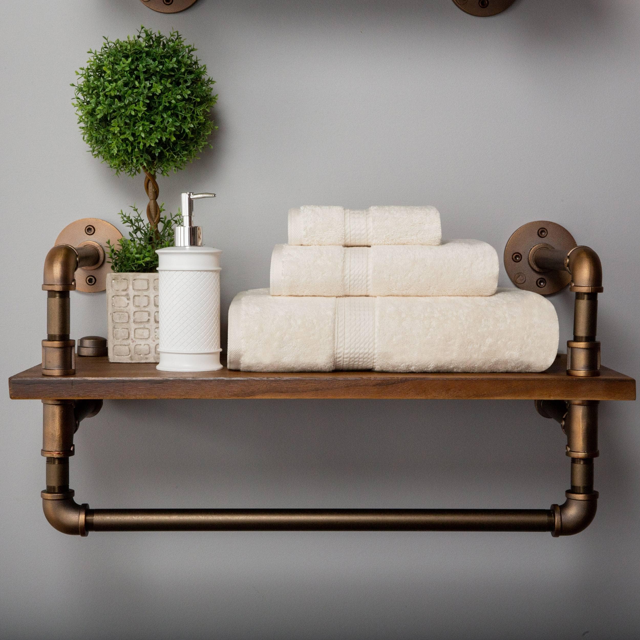 Superior Egyptian Cotton Pile Heavyweight 3-Piece Towel Set