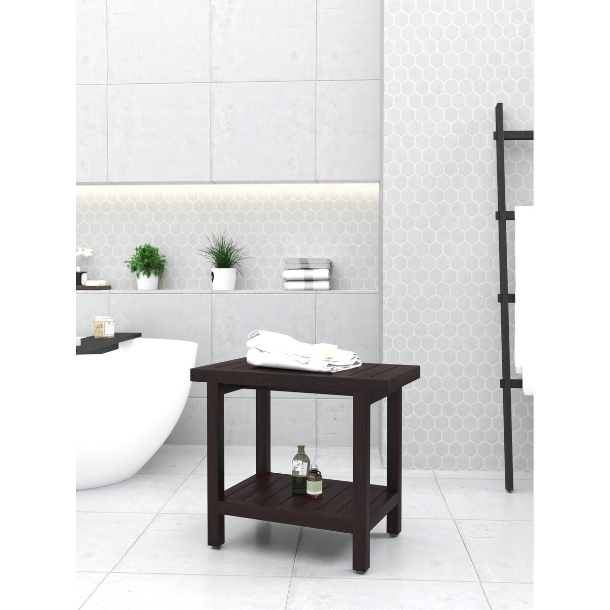 The Original Spa Teak Shower Bench